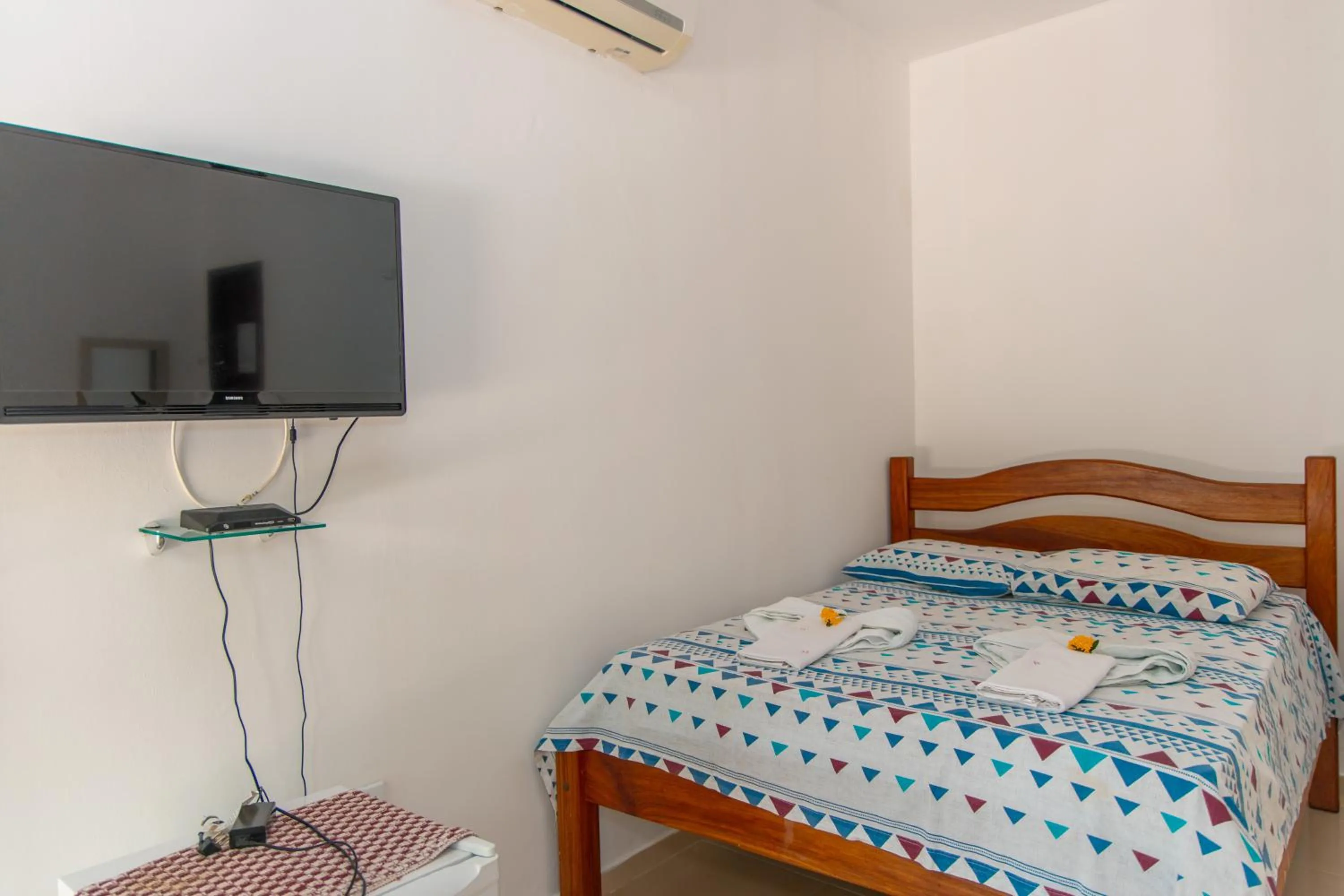 Bed in Pousada Águas Claras