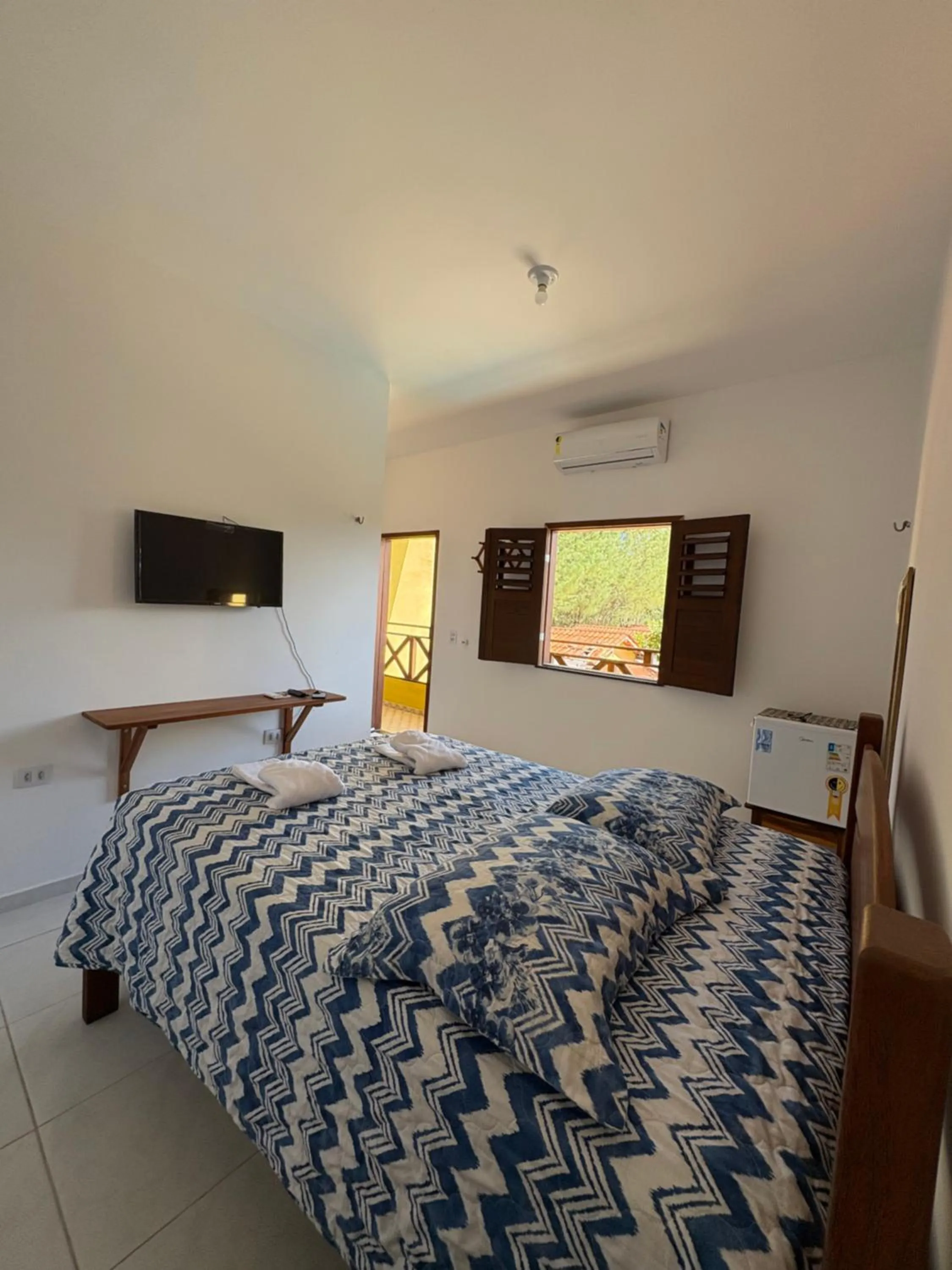 Bed in Pousada Águas Claras