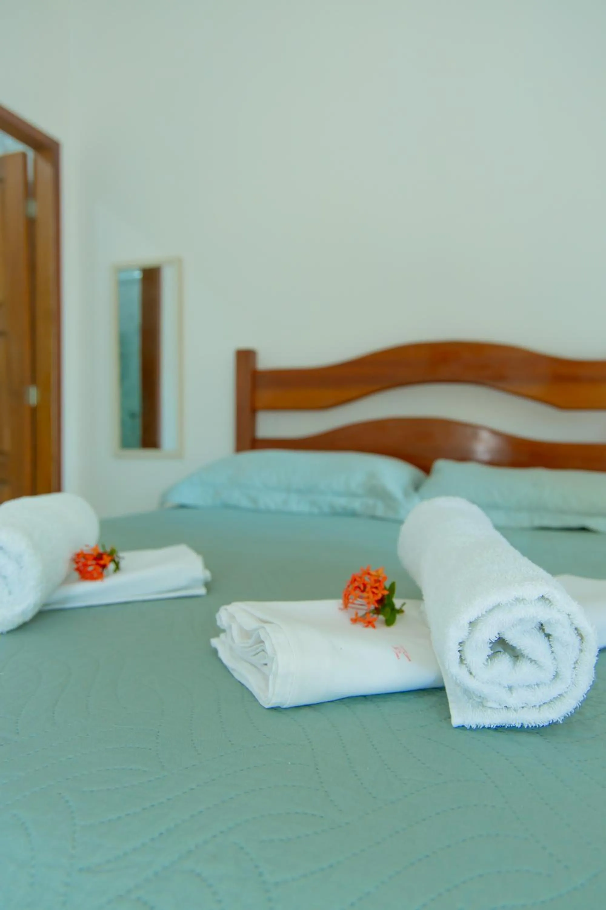 Bed in Pousada Águas Claras