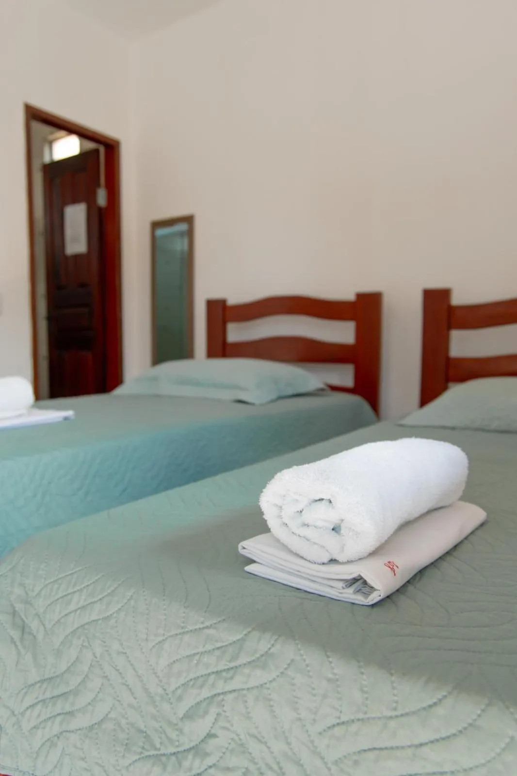 Bed in Pousada Águas Claras
