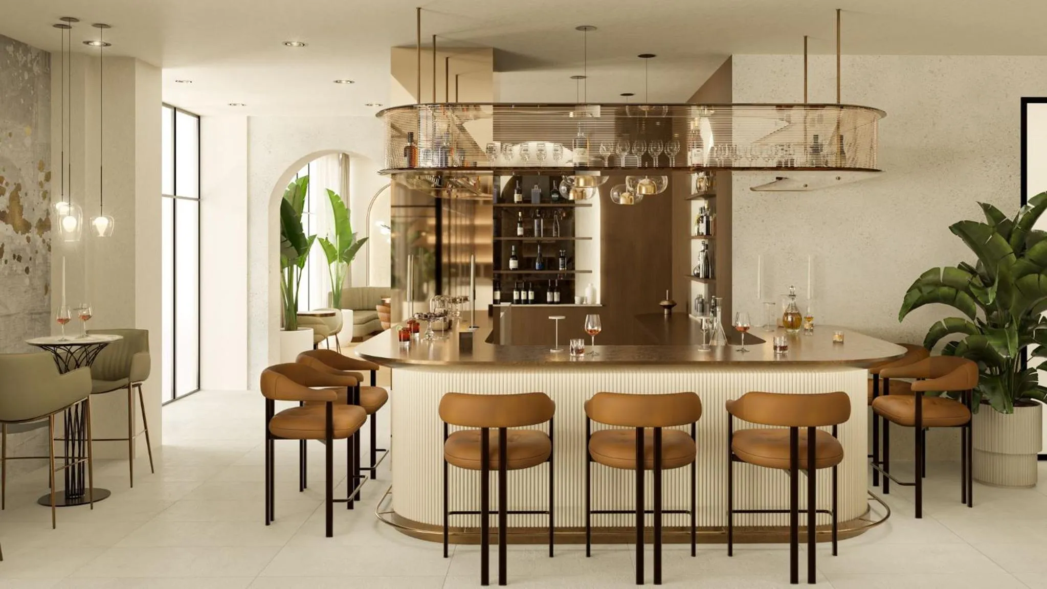 Lounge or bar in Hotel Atrium