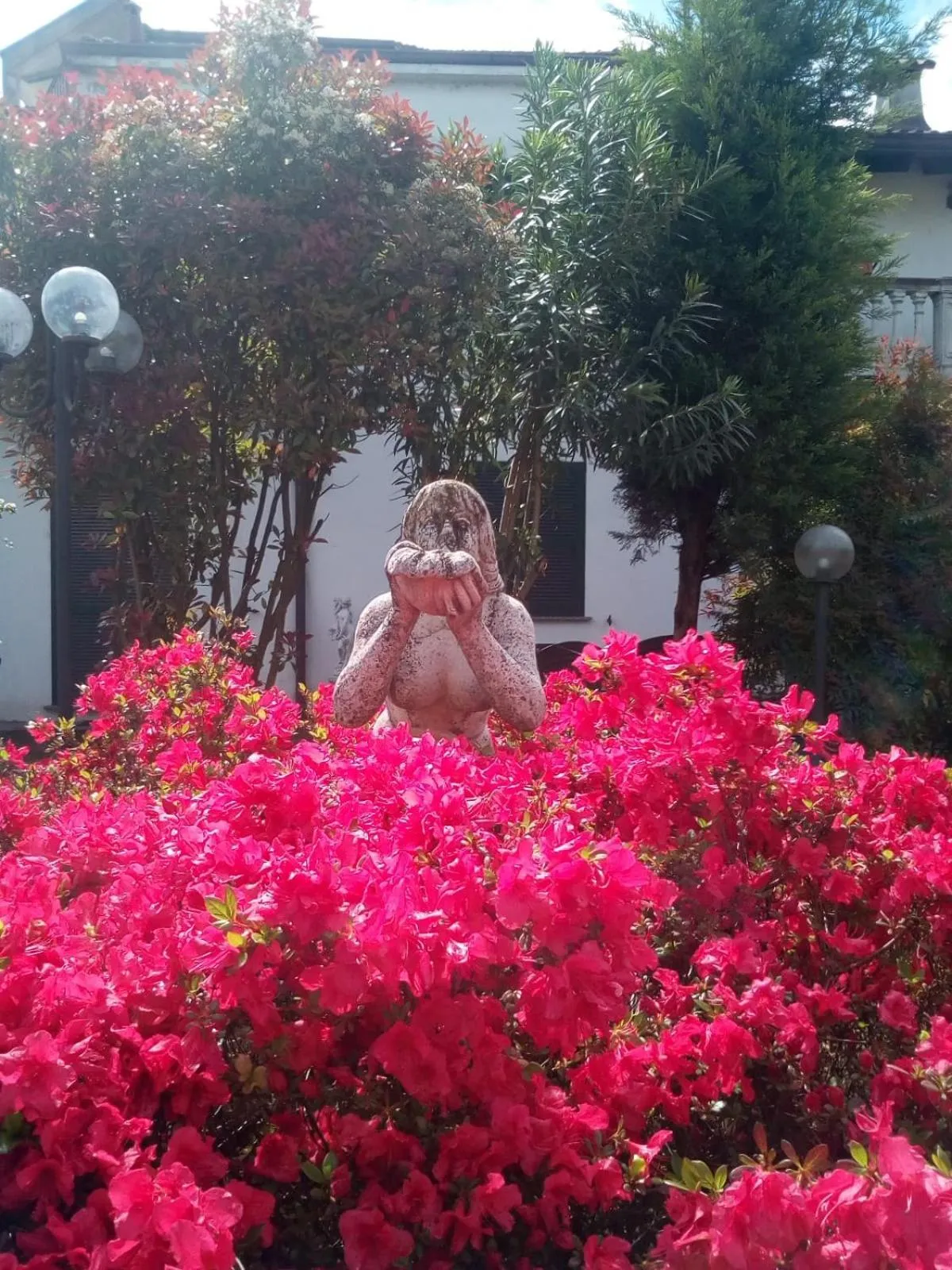 Inner courtyard view in B&B Antica Corte Lombarda