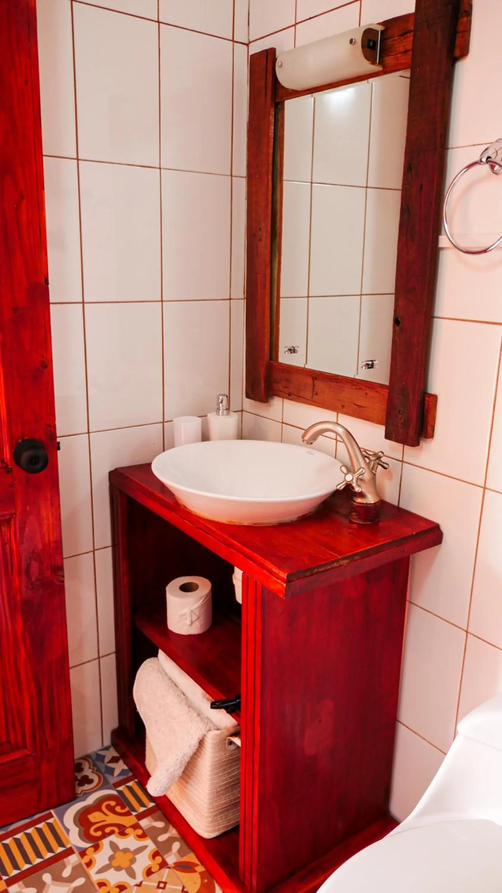 Bathroom in Hotel Casa Algarrobo