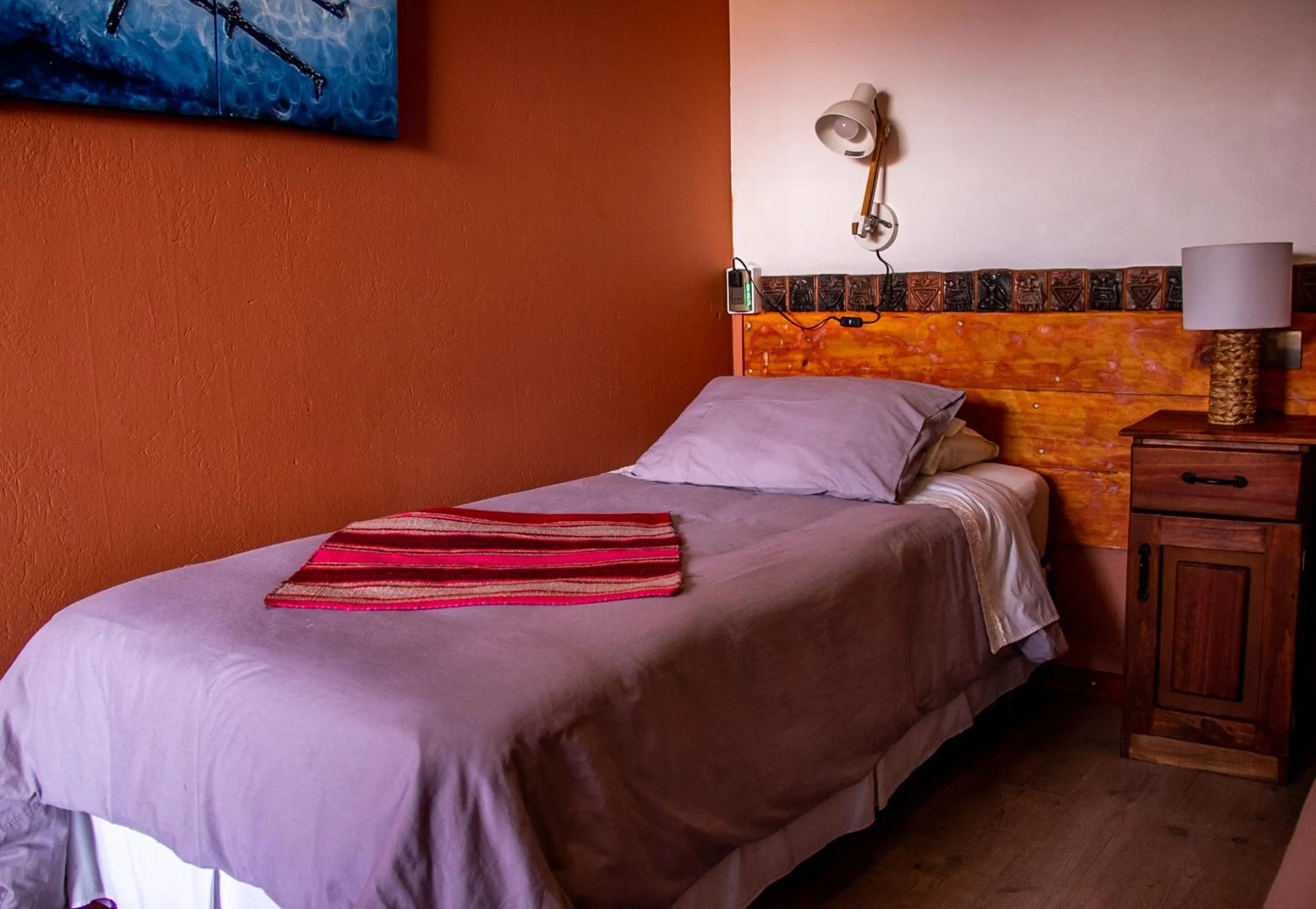 Bed in Hotel Casa Algarrobo