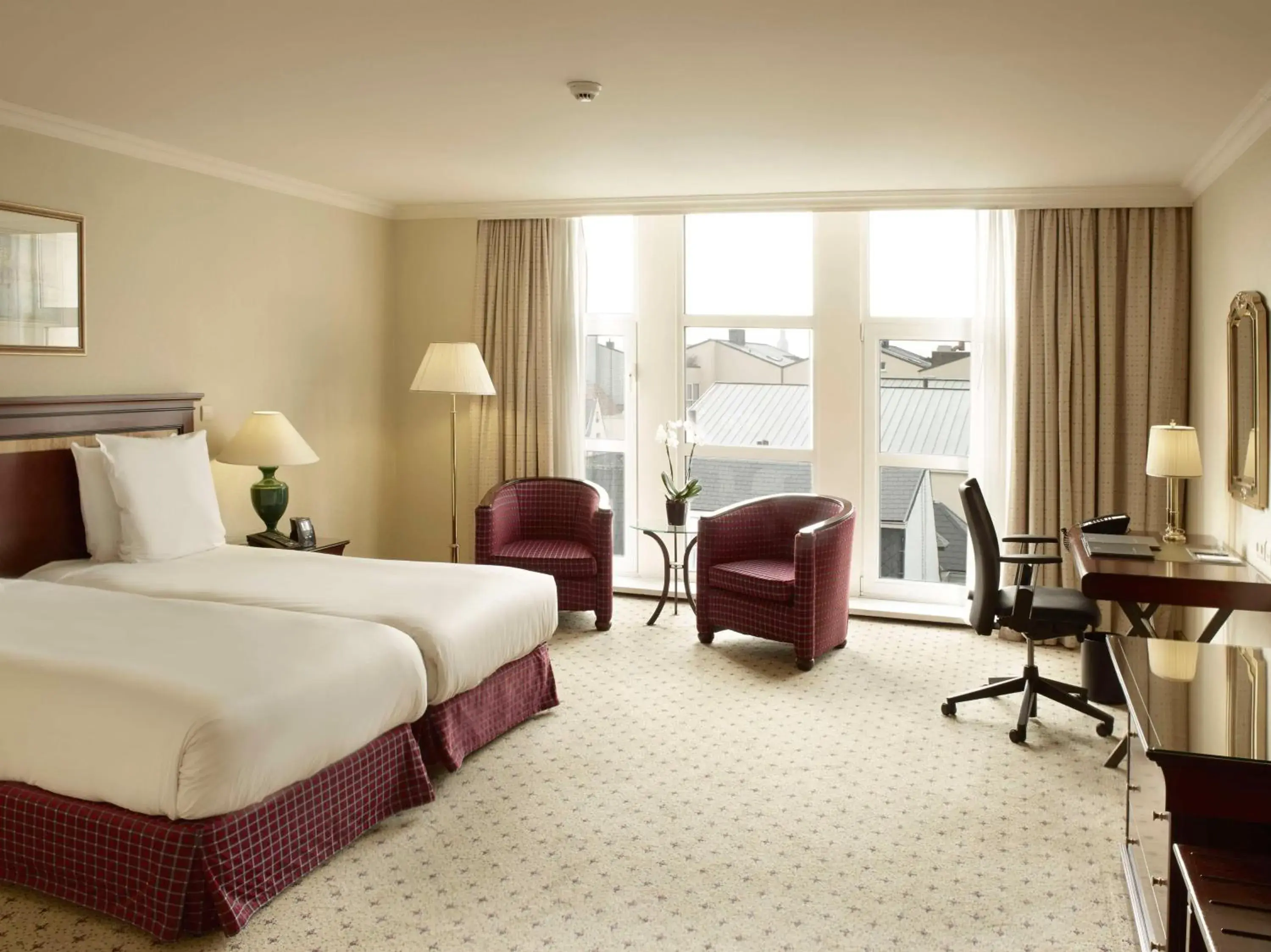 Bed in Hilton Antwerp Old Town Bed in Hilton Antwerp Old Town