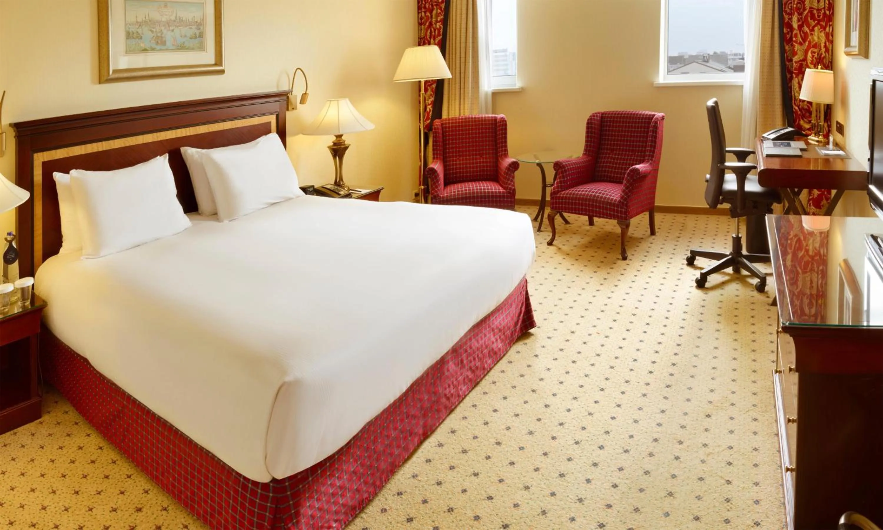 Bedroom, Bed in Hilton Antwerp Old Town