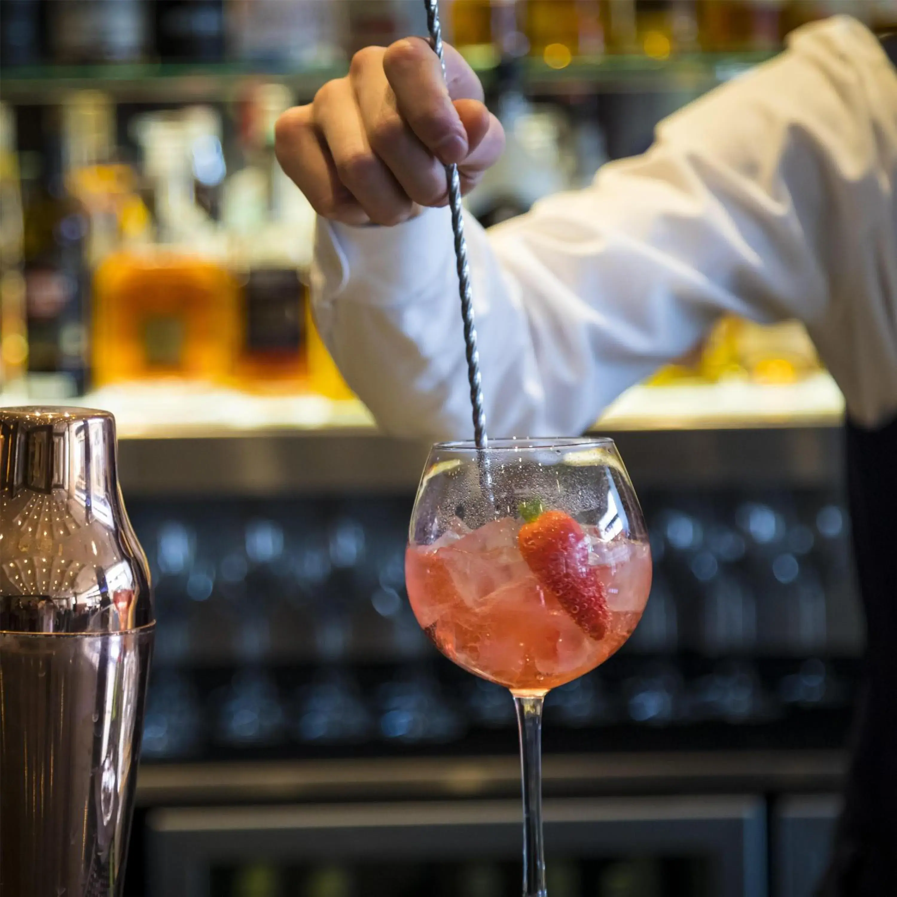 Lounge or bar in Hilton Antwerp Old Town Lounge or bar in Hilton Antwerp Old Town