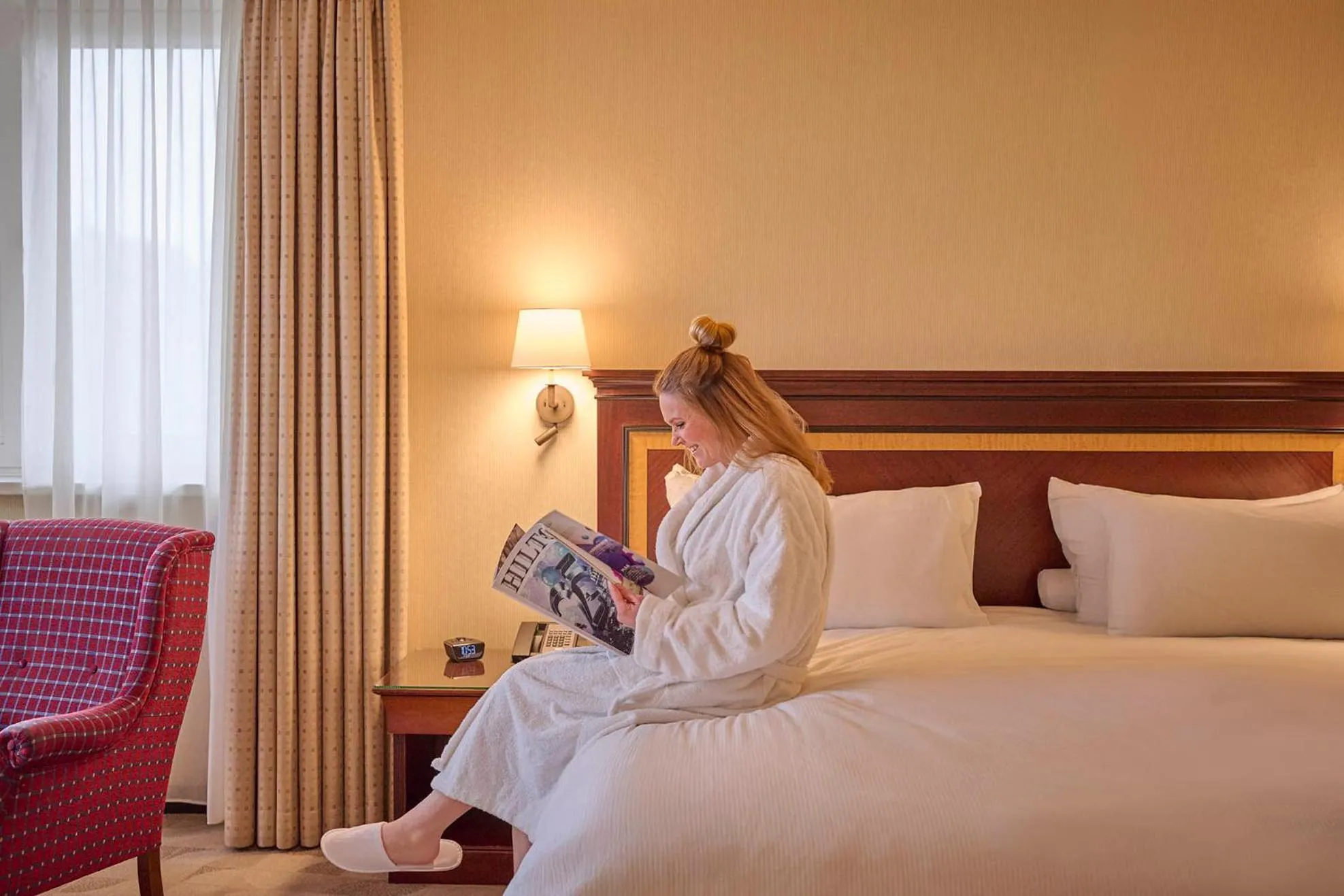 Bedroom, Bed in Hilton Antwerp Old Town