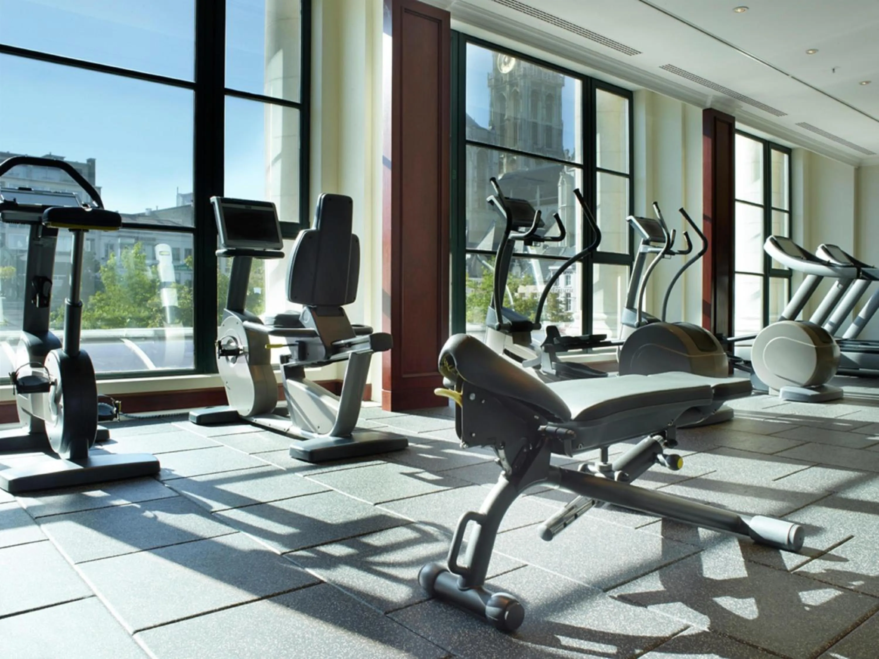 Fitness centre/facilities in Hilton Antwerp Old Town