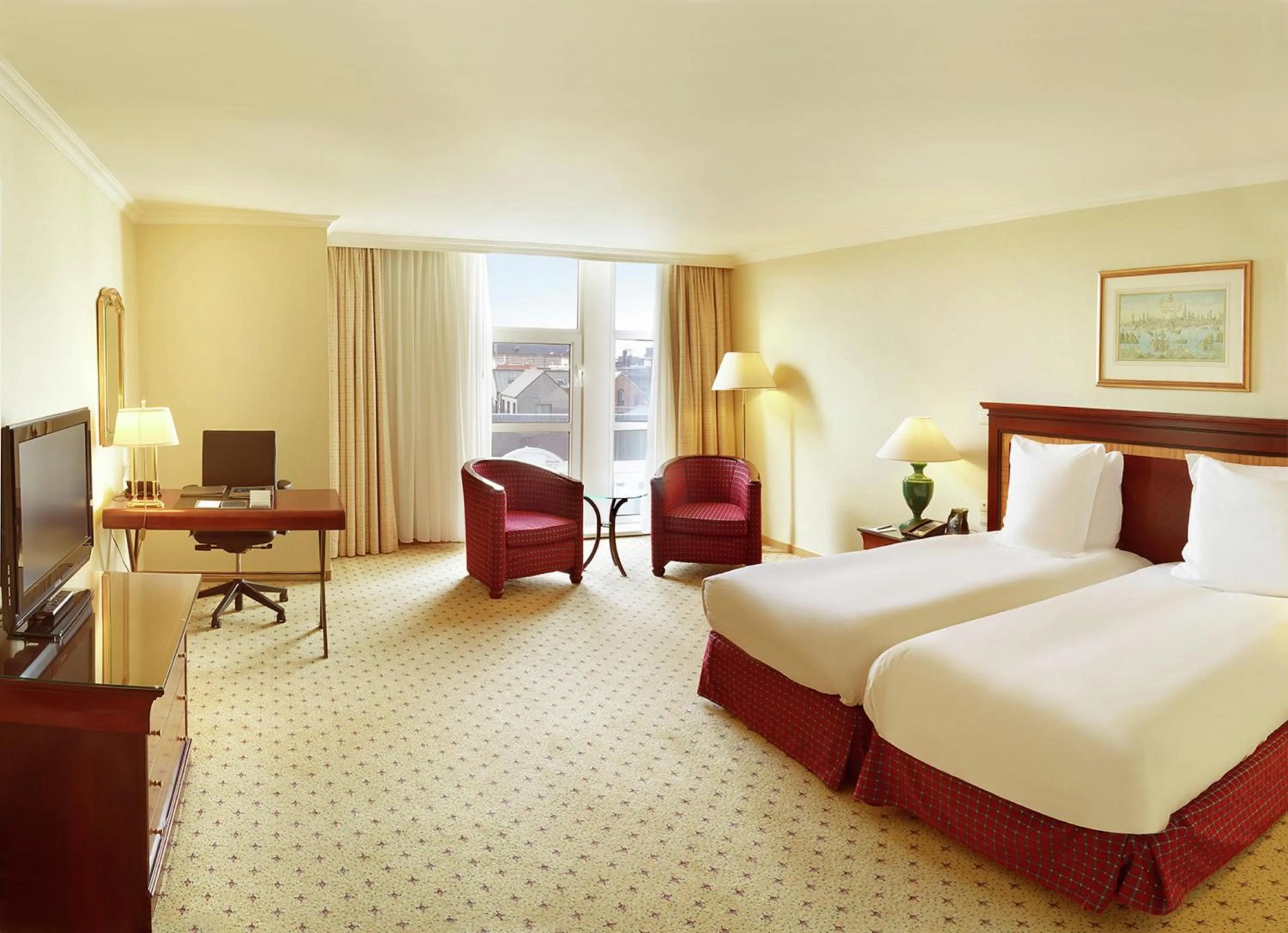 Bedroom, Bed in Hilton Antwerp Old Town