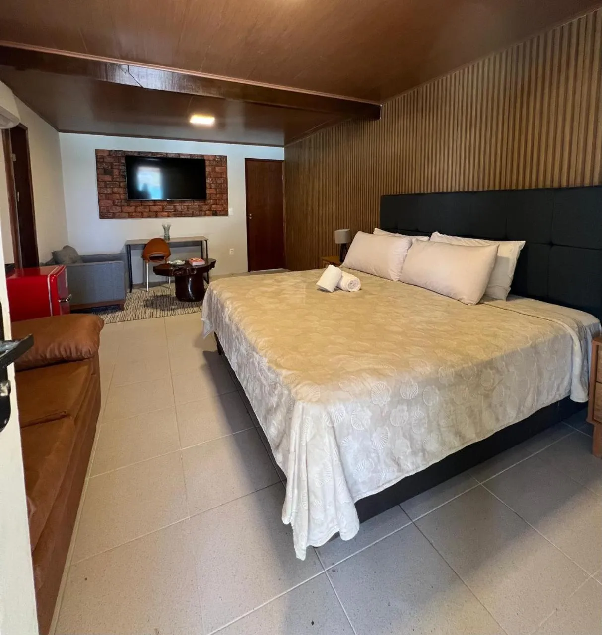 Bed in Pousada Beach House Coqueirinho