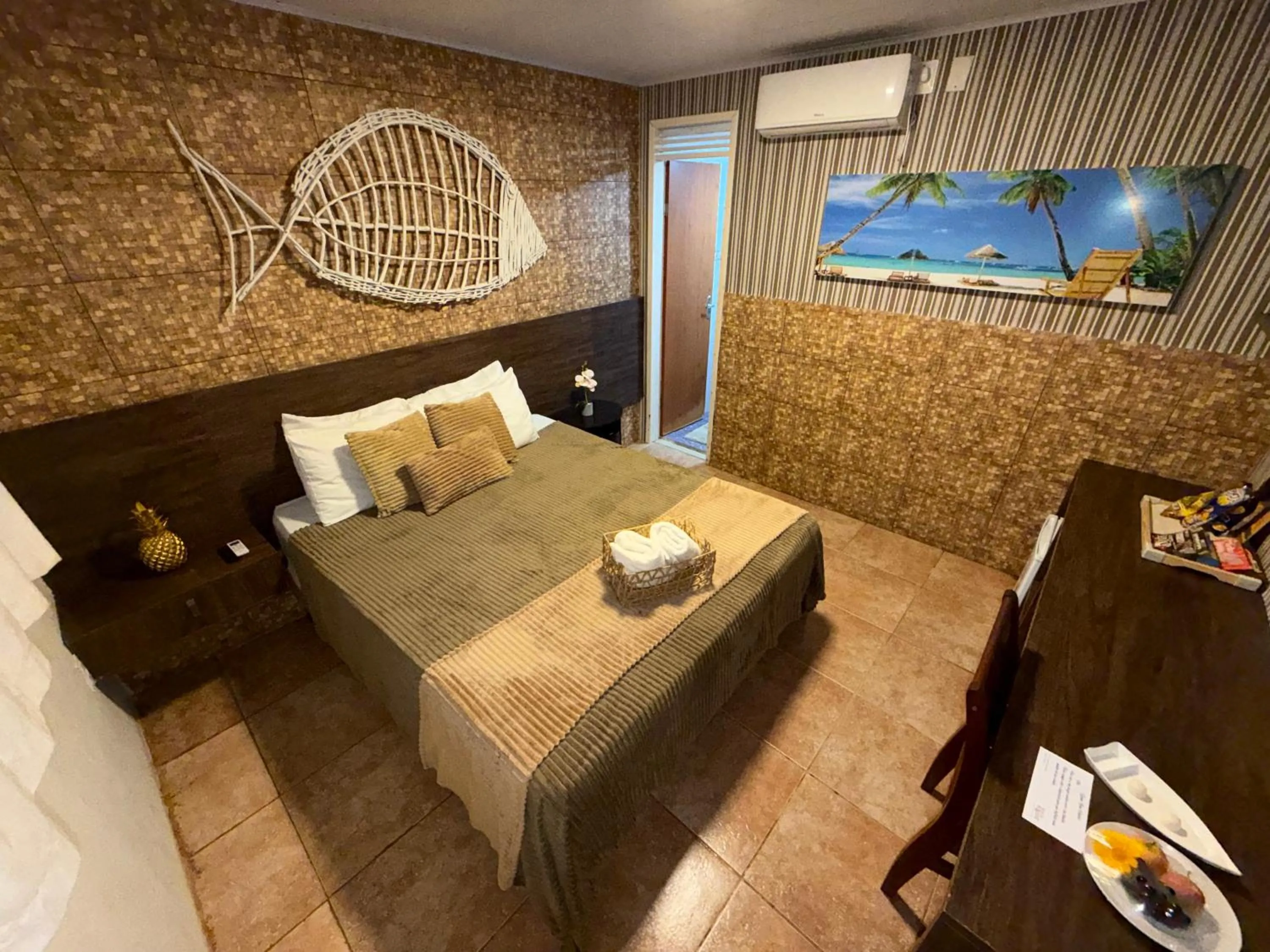 Bed in Pousada Beach House Coqueirinho