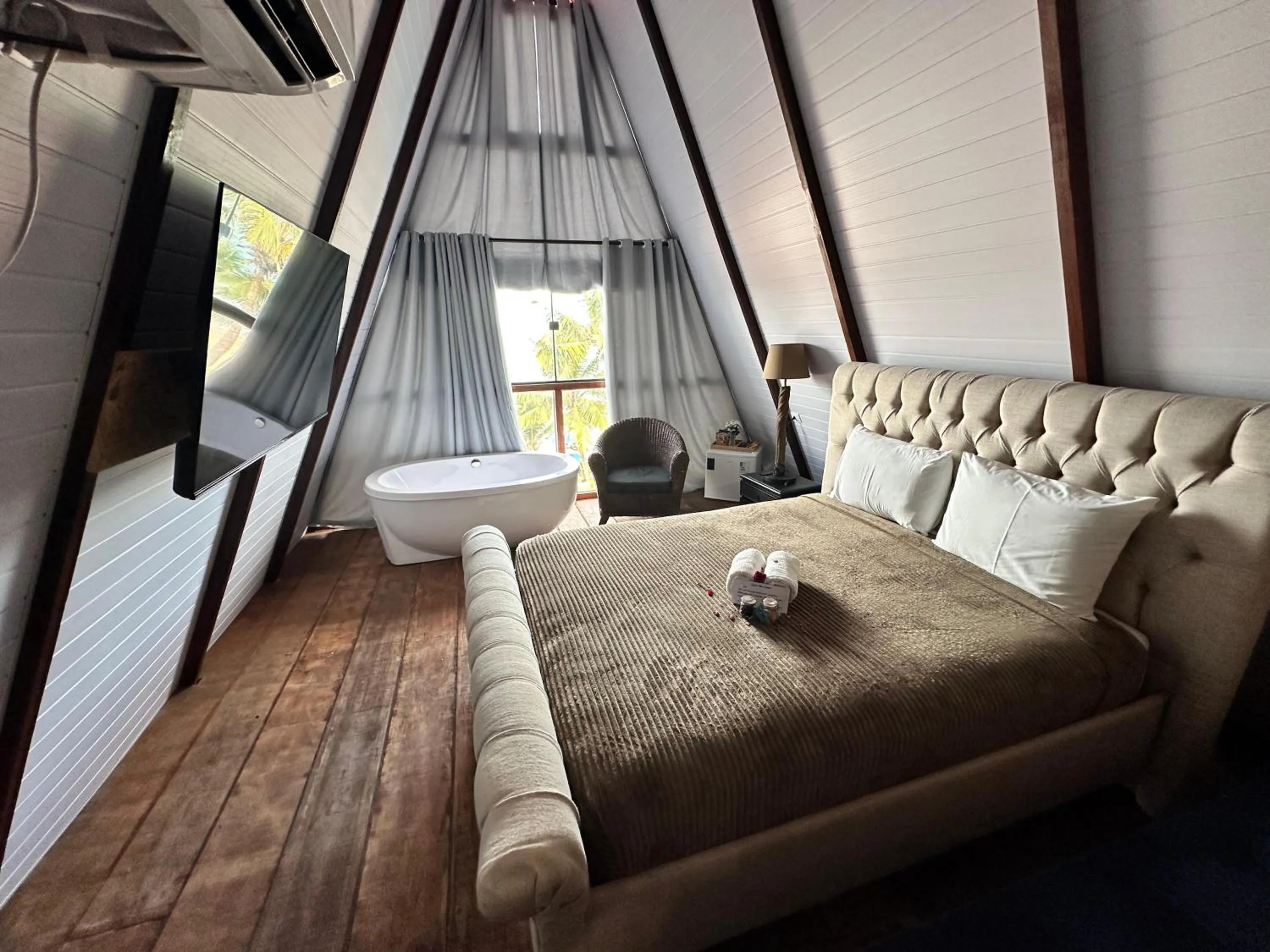 Bed in Pousada Beach House Coqueirinho