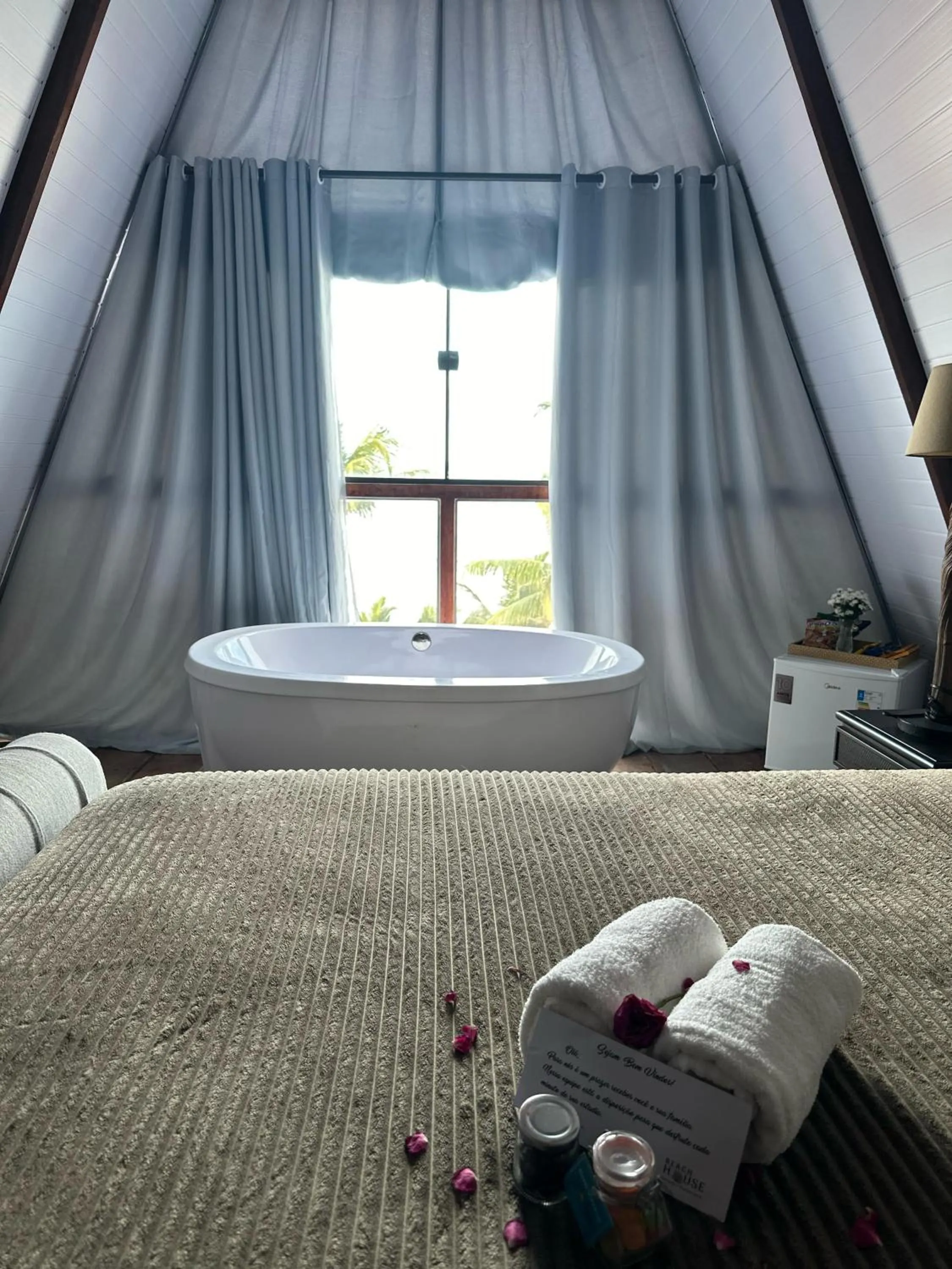 Bed in Pousada Beach House Coqueirinho