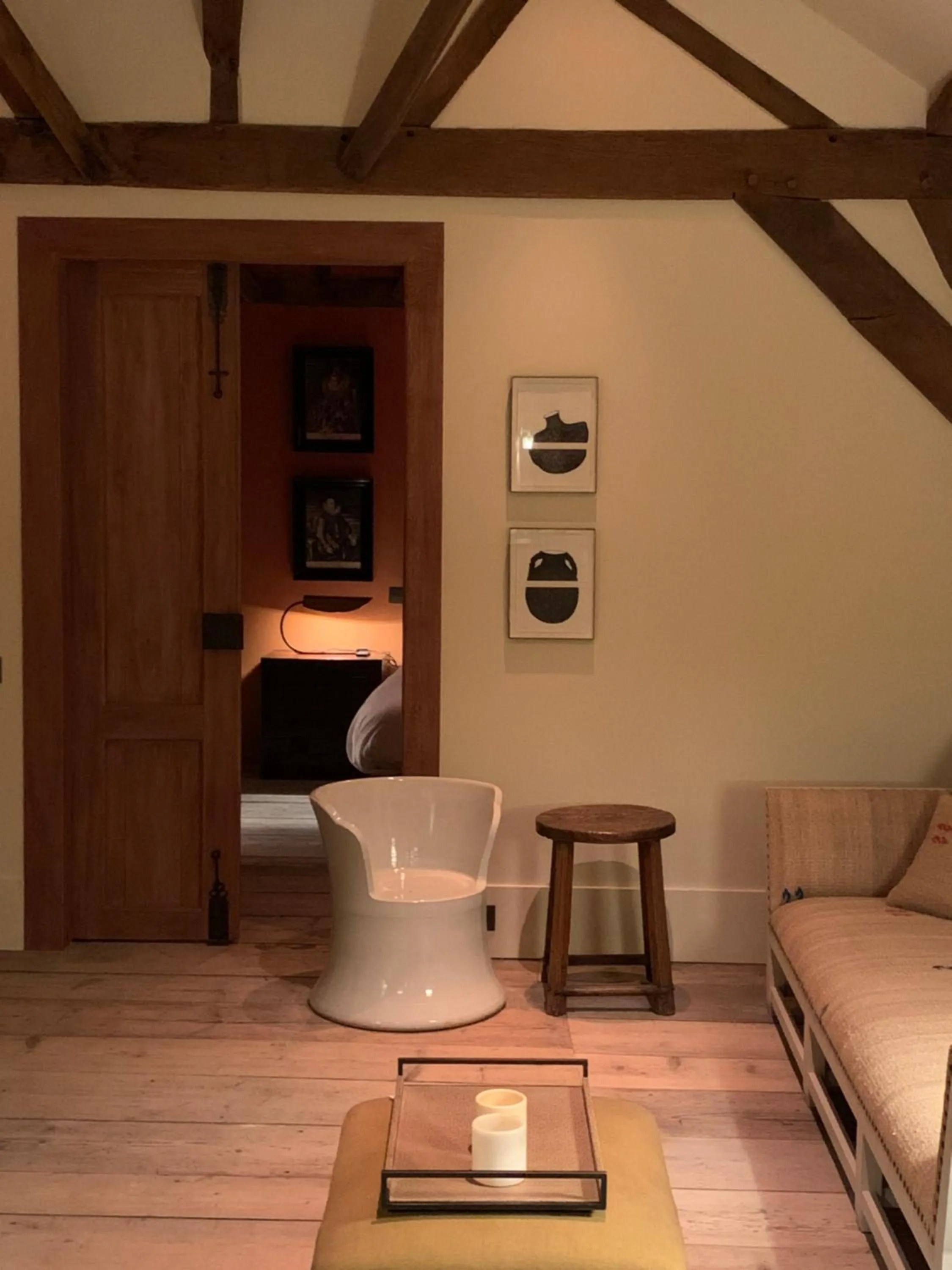 Living room in B&B The Verhaegen