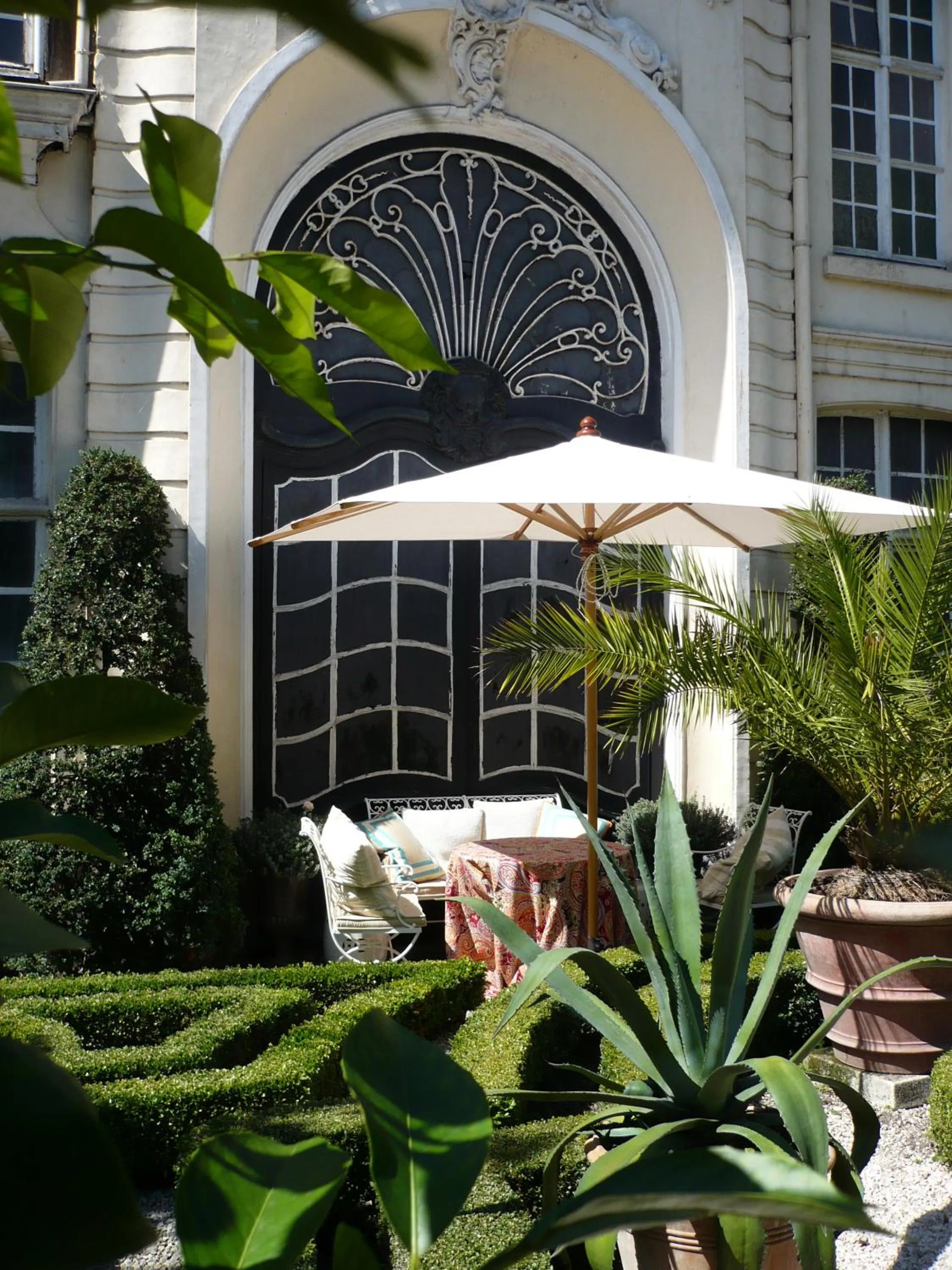 Patio in B&B The Verhaegen