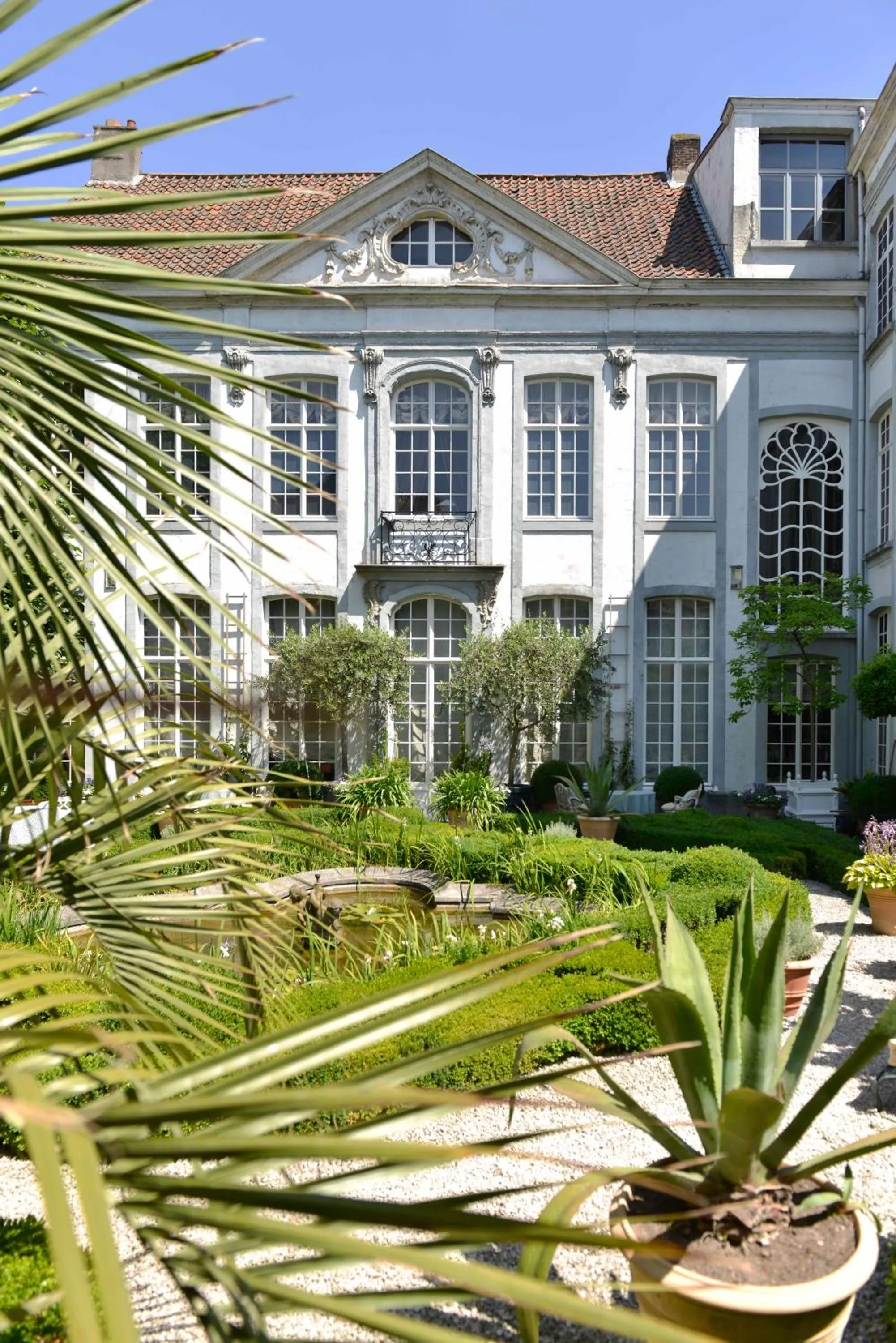 Garden in B&B The Verhaegen