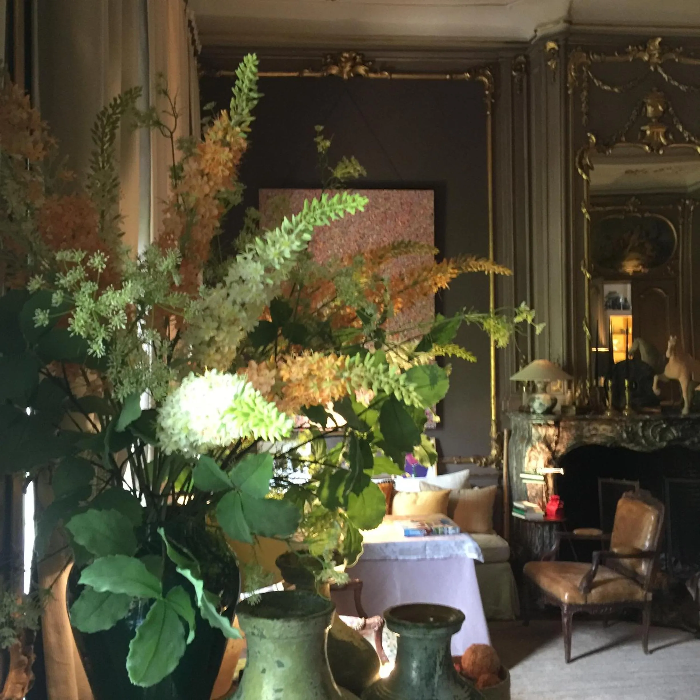 Living room in B&B The Verhaegen