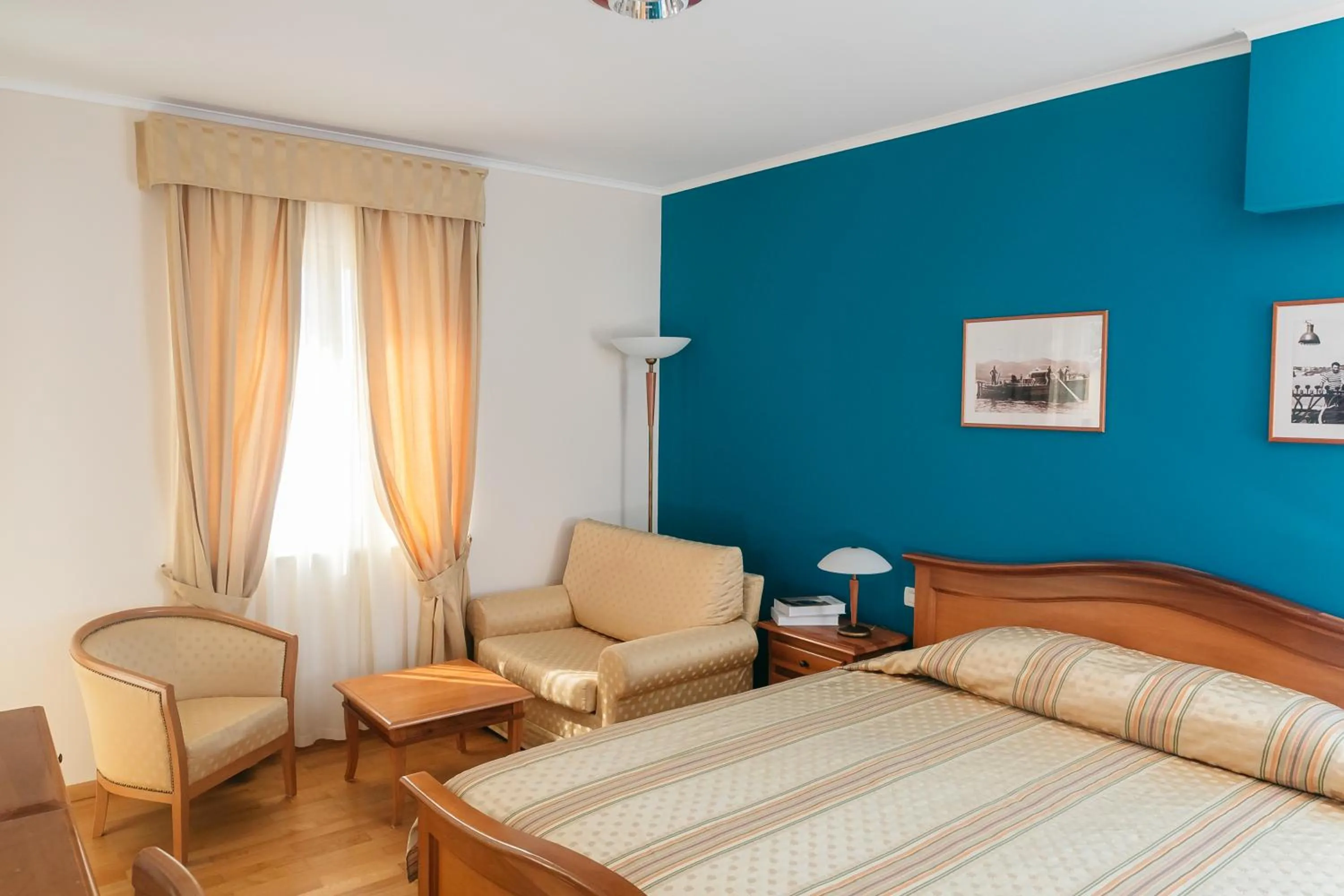 Bed in Hotel Spongiola