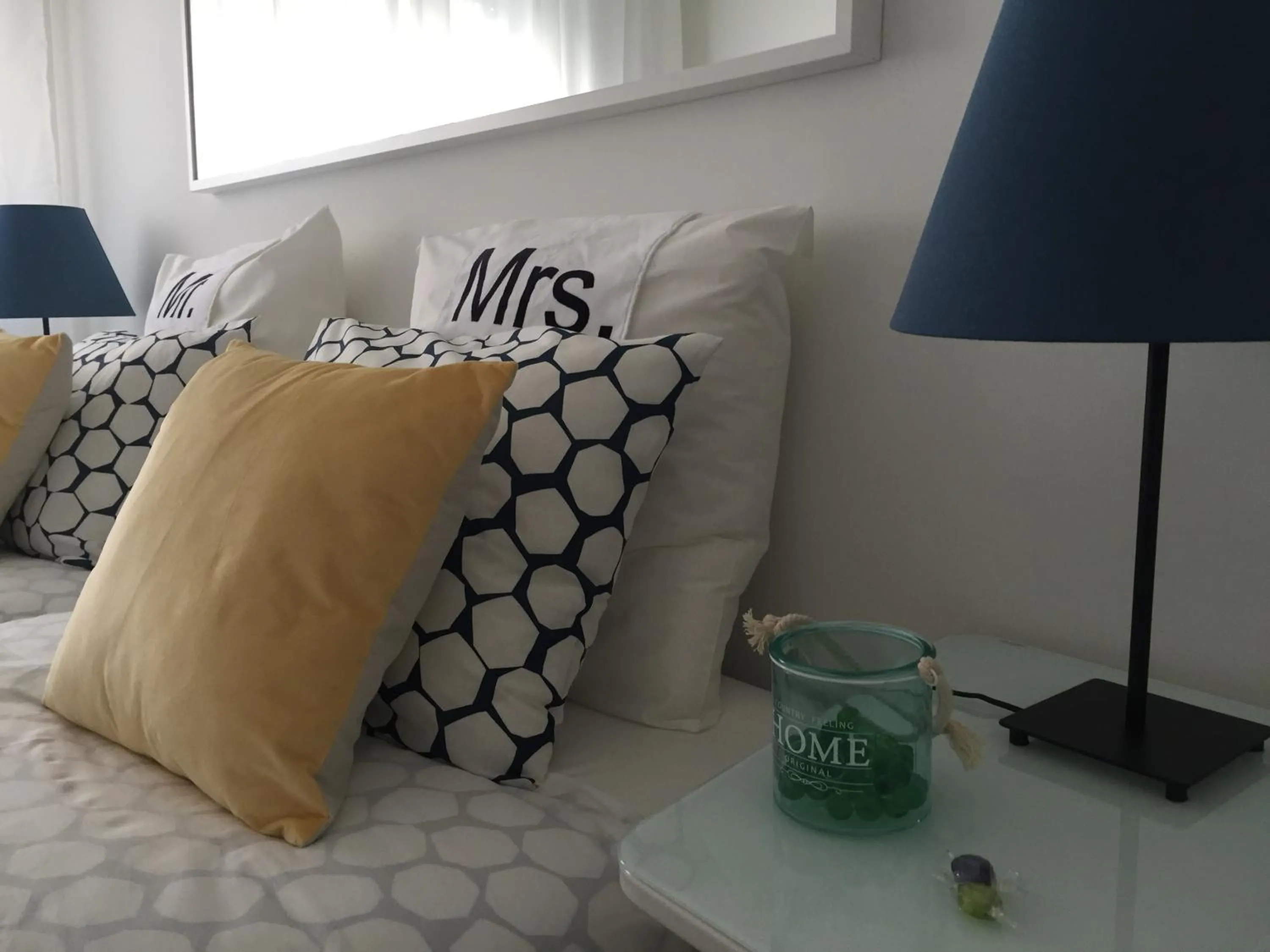 Decorative detail, Bed in Apartamento Da Lapa