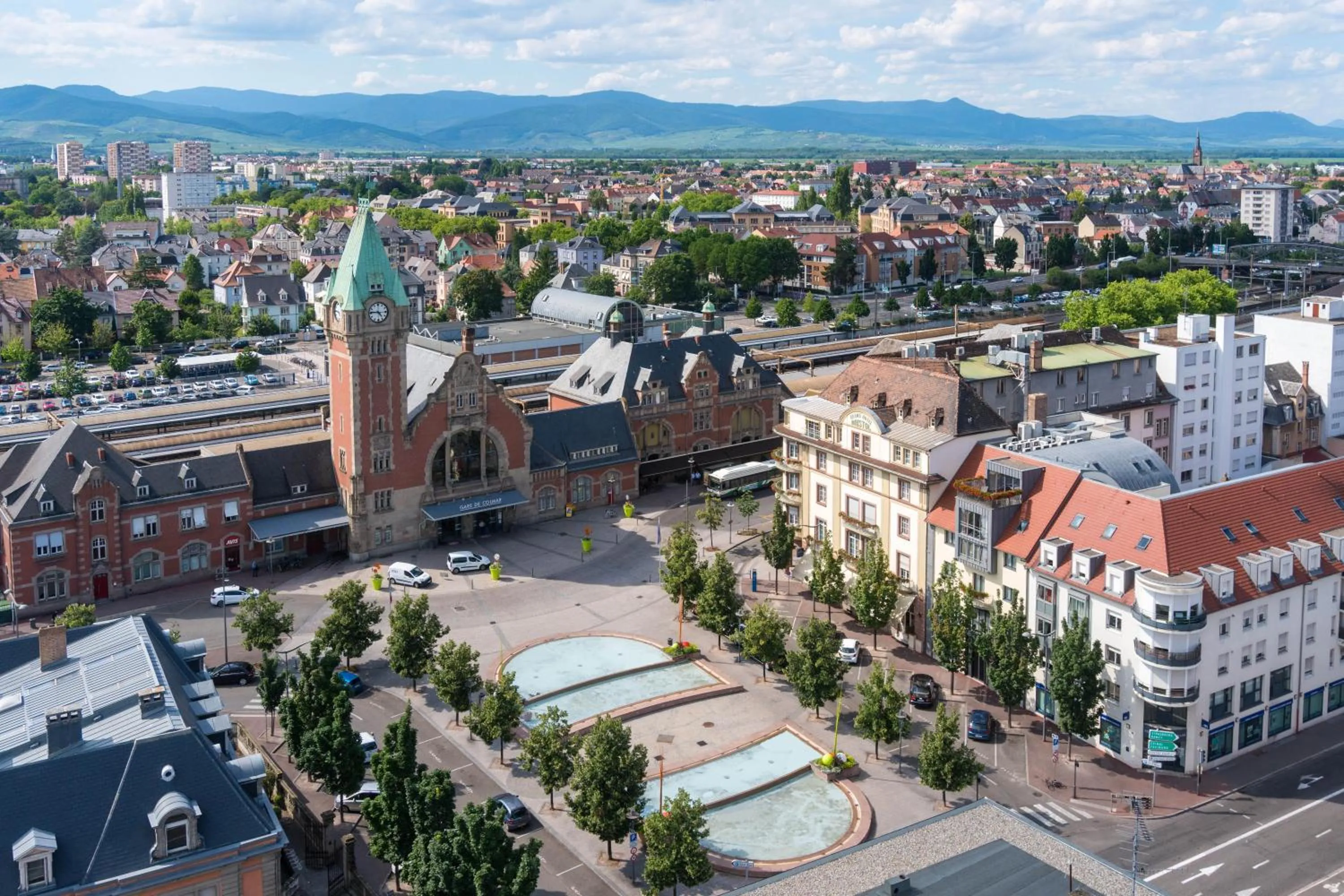 Bird's eye view in Grand Hôtel Bristol