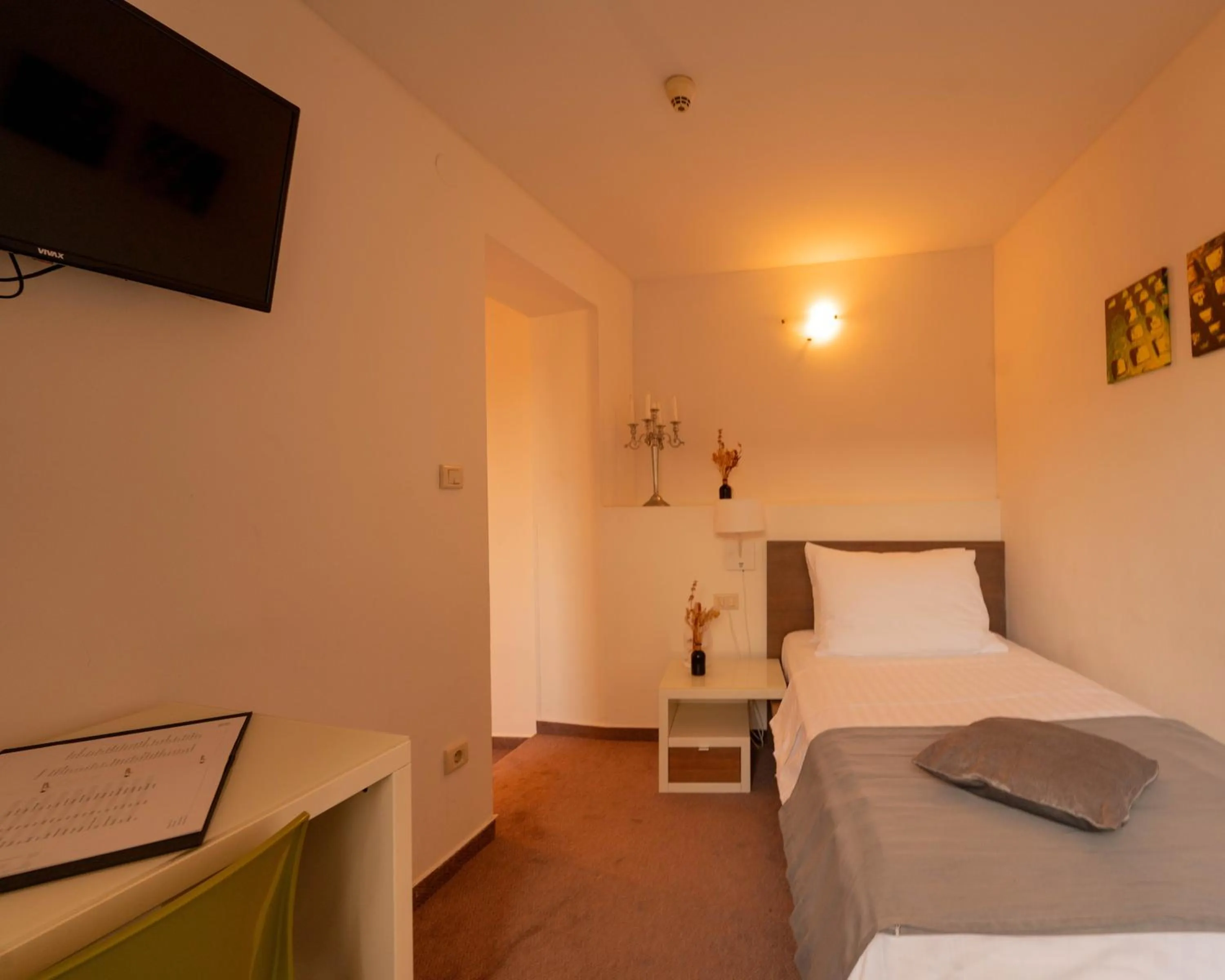 Bed in Slavija Culture Heritage Hotel