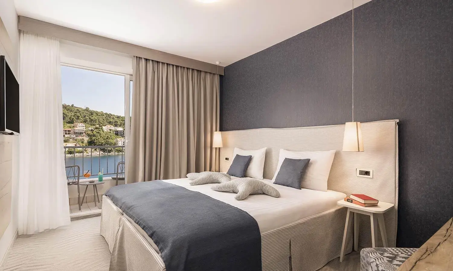 Bed in Aminess Lume Hotel Bed in Aminess Lume Hotel