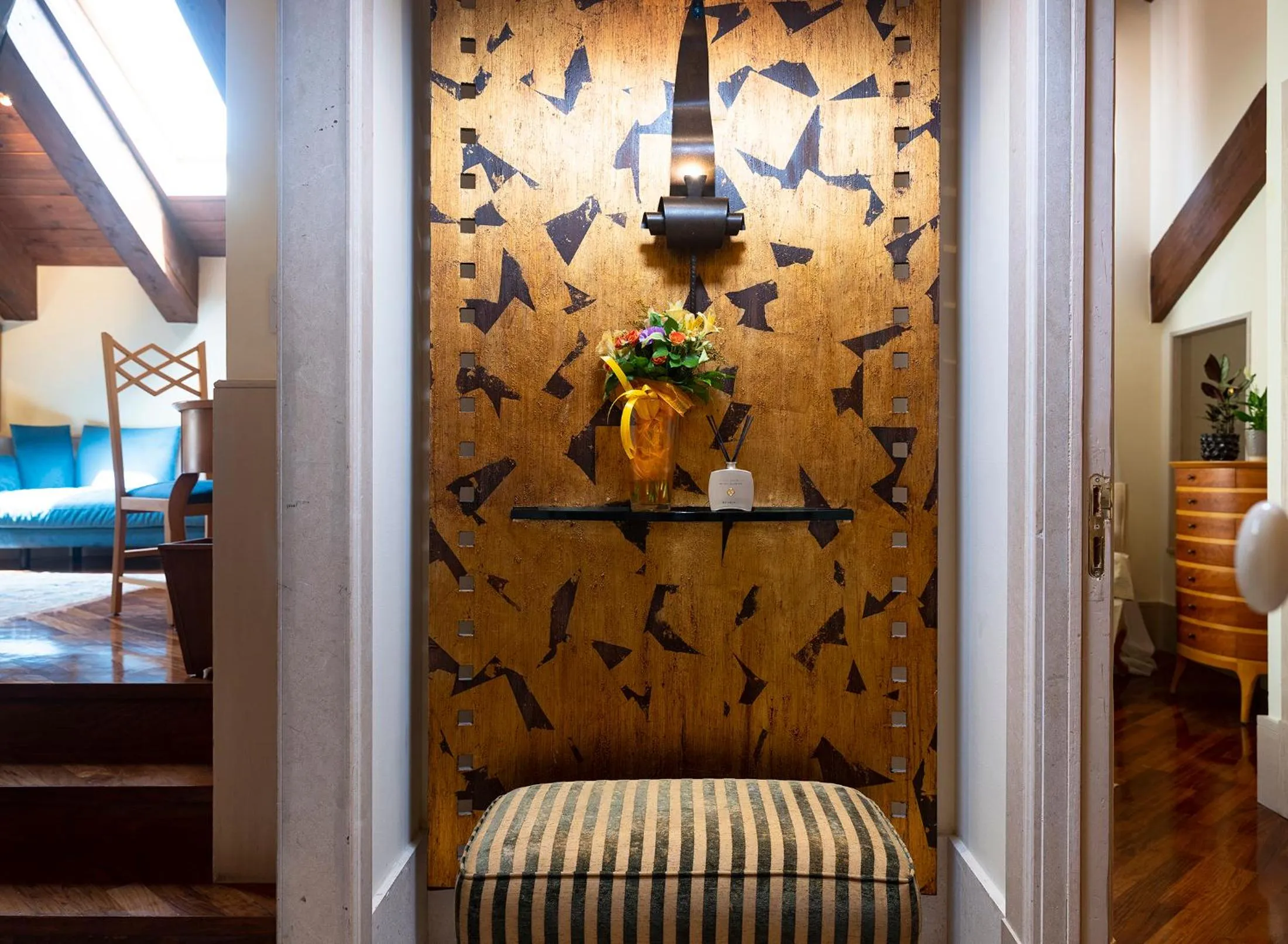 Decorative detail, Bed in The Pucic Palace