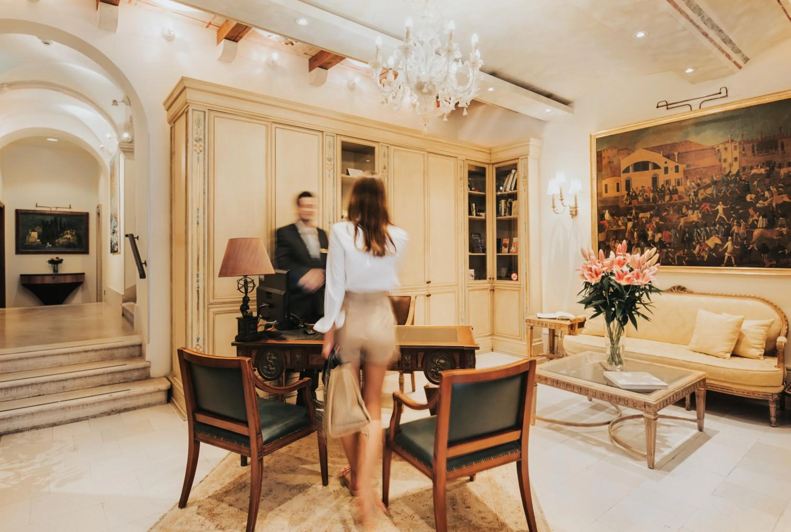 Lobby or reception in The Pucic Palace