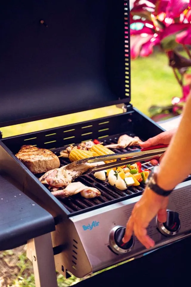 BBQ facilities in Marguery Villas by MJ Holidays