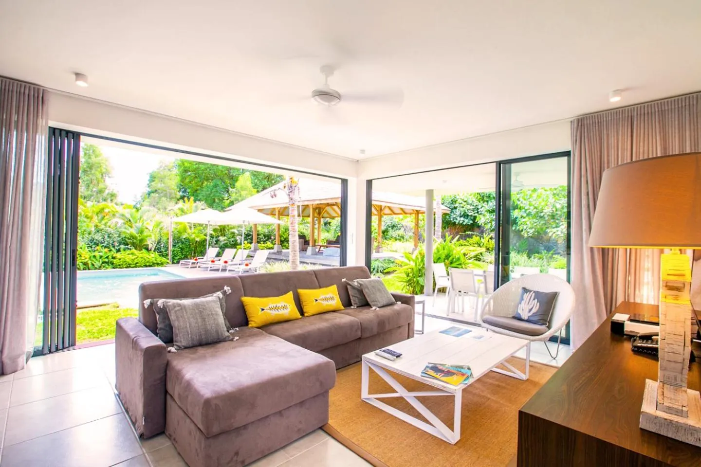 Patio in Marguery Villas by MJ Holidays