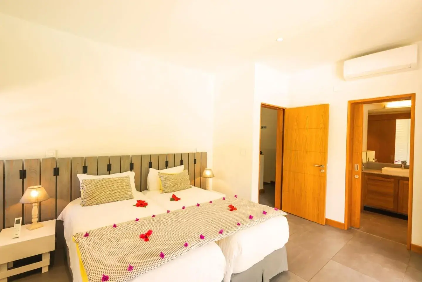 Bed in Marguery Villas by MJ Holidays Bed in Marguery Villas by MJ Holidays