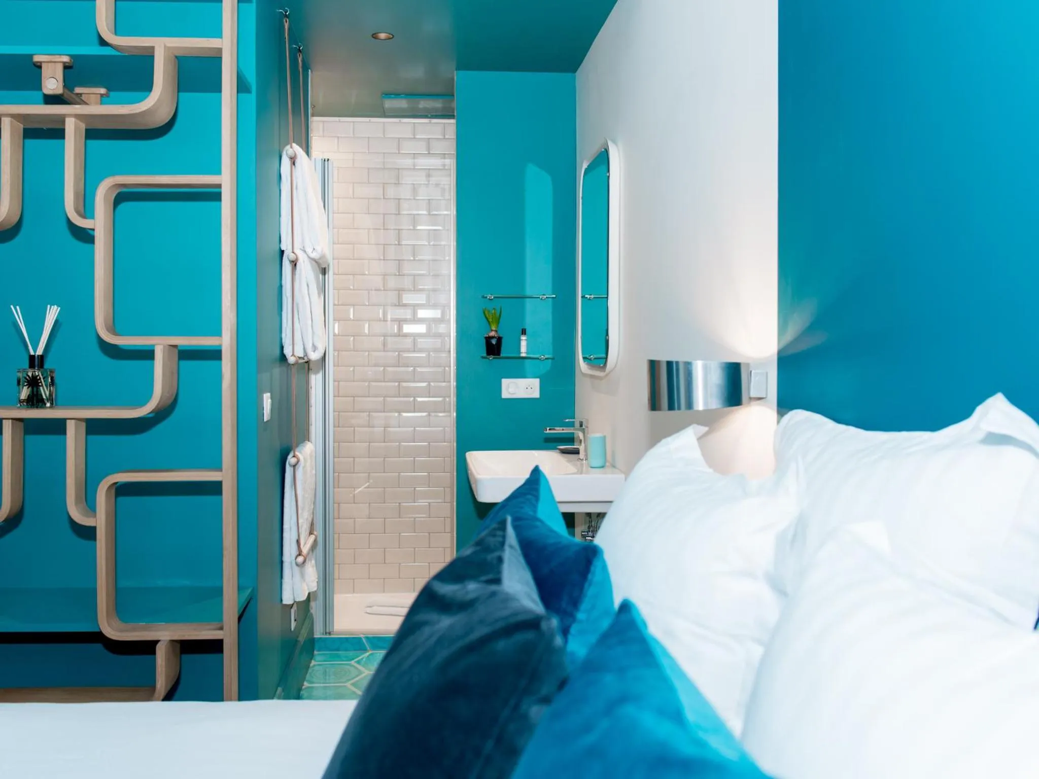Shower, Bed in 1er Etage SoPi-Montmartre
