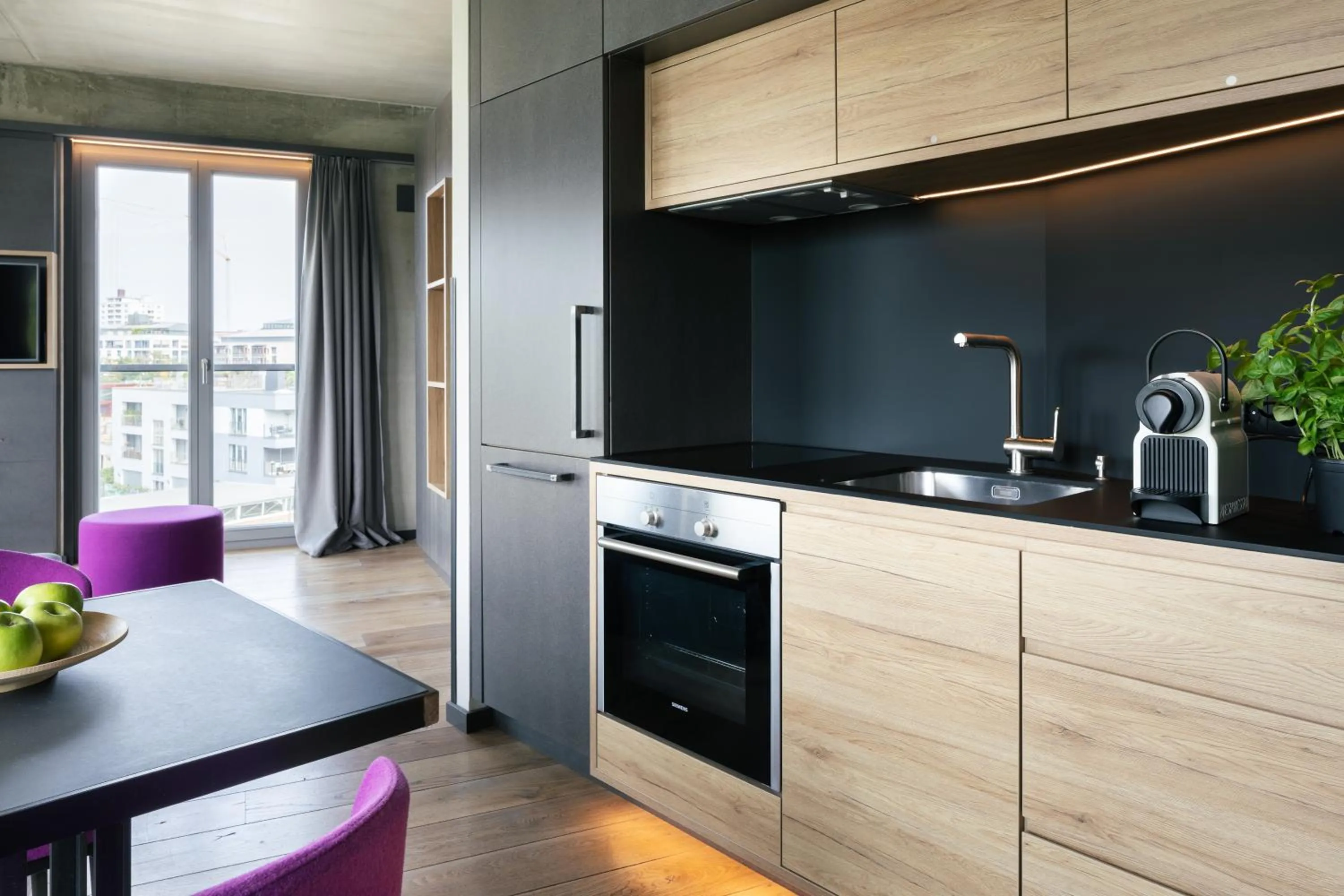 Kitchen or kitchenette in Downtown Apartments Mitte