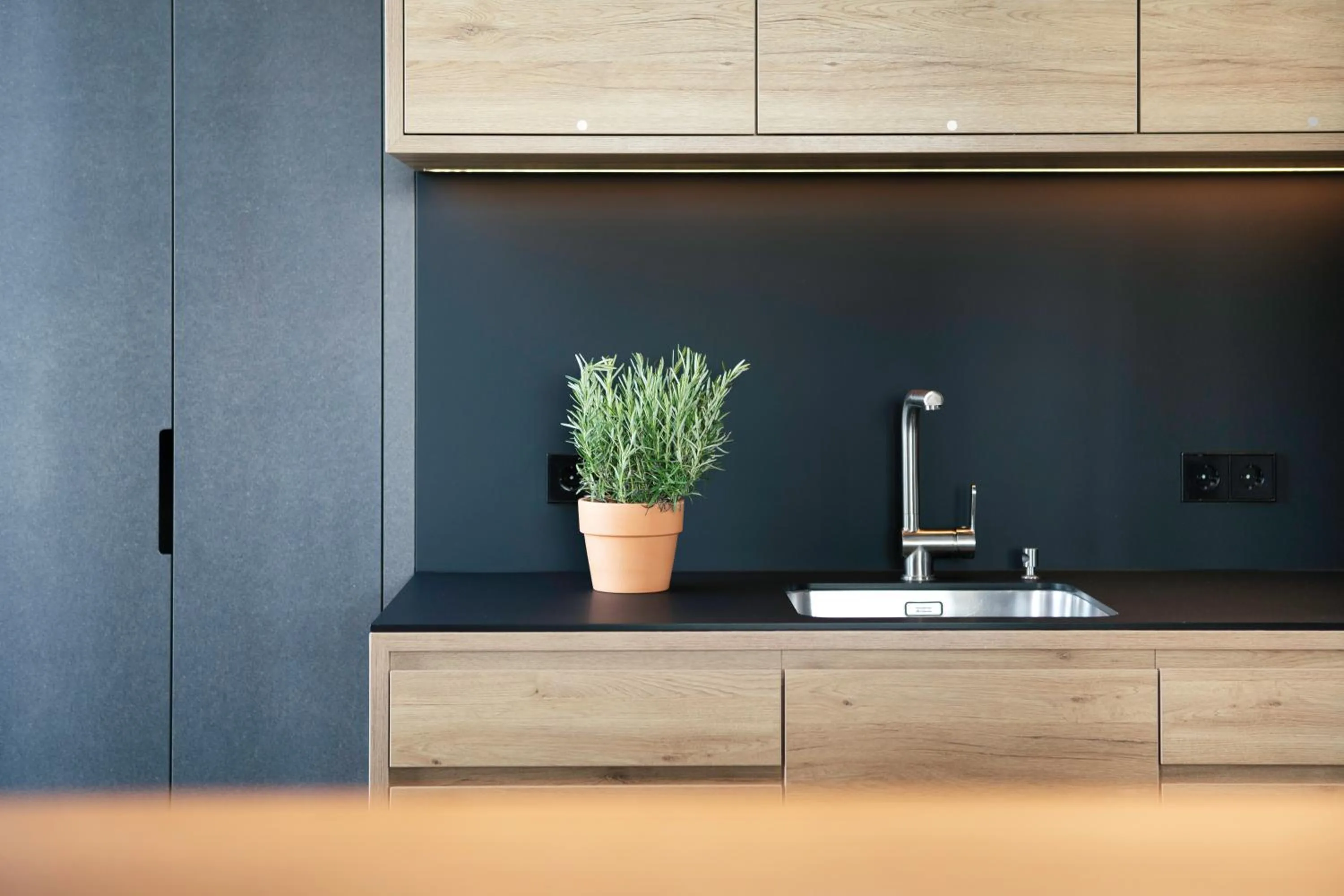 Kitchen or kitchenette in Downtown Apartments Mitte