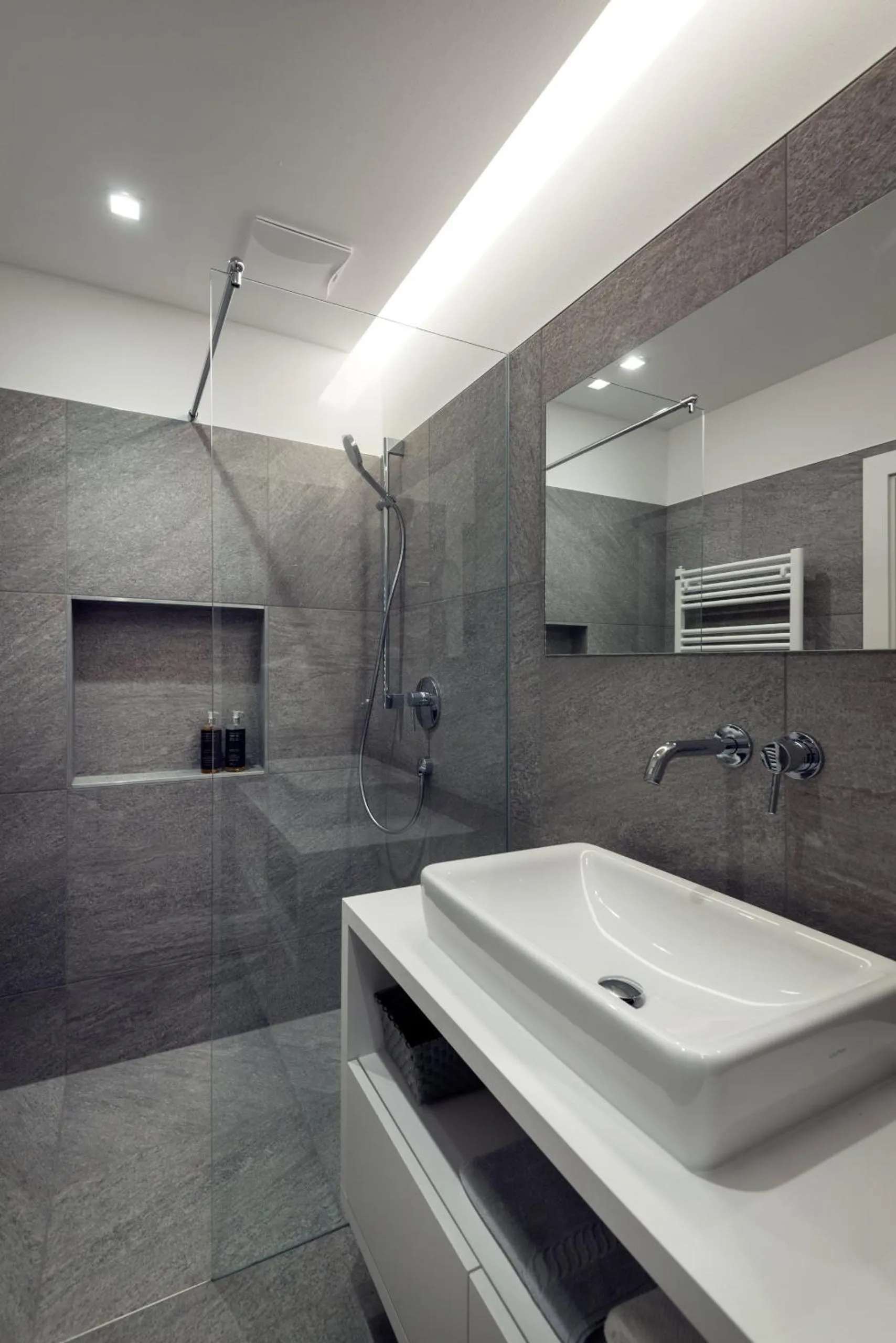 Bathroom in ride & relax Aparthotel Schwarz