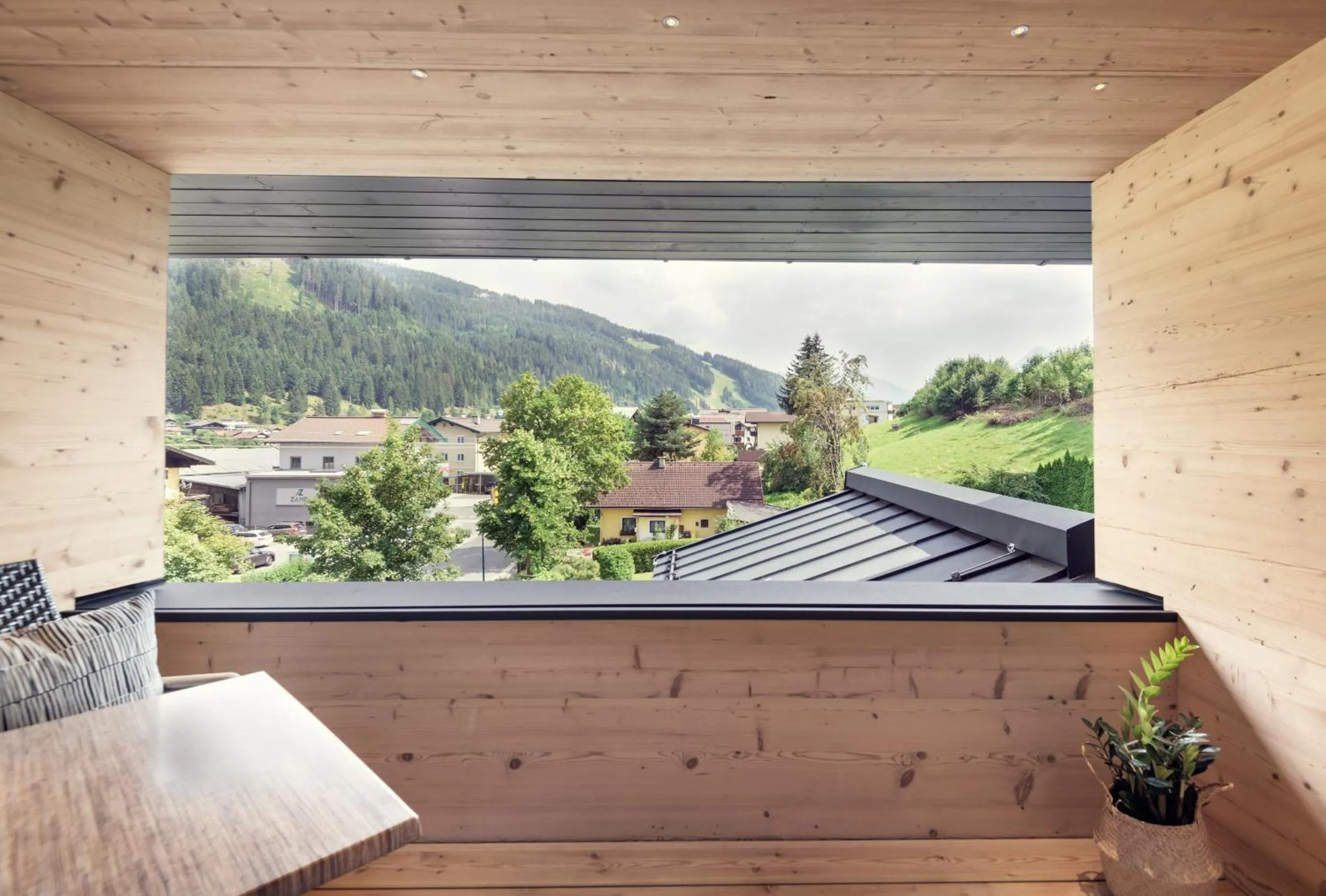 View (from property/room) in ride & relax Aparthotel Schwarz