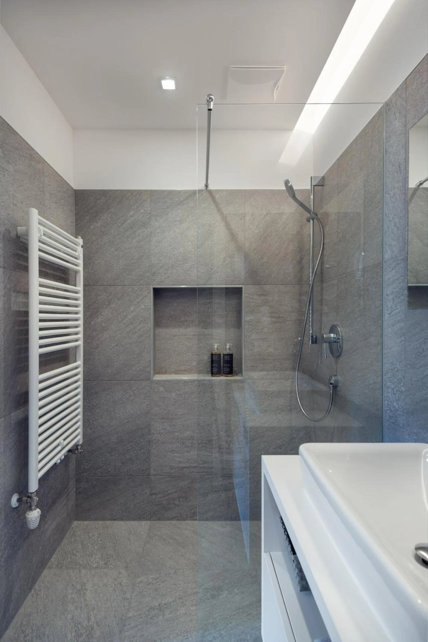 Bathroom in ride & relax Aparthotel Schwarz