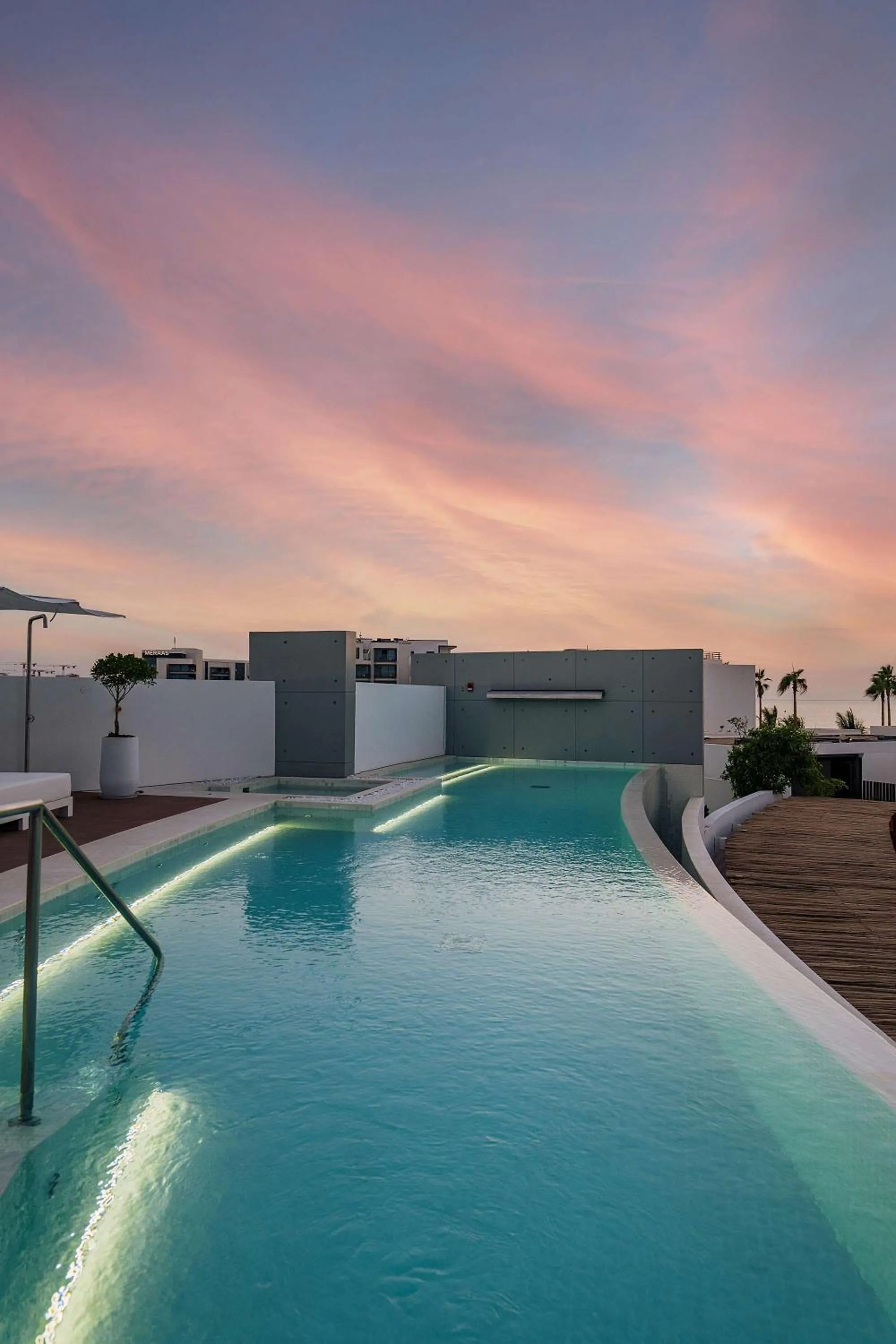 Pool view in Nikki Beach Resort & Spa Dubai
