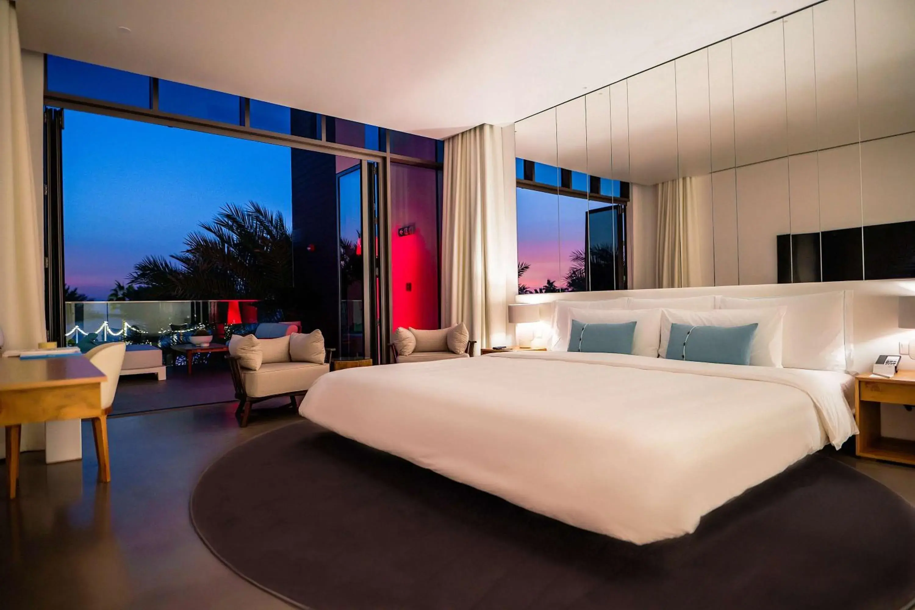 Bedroom, Bed in Nikki Beach Resort & Spa Dubai Bedroom, Bed in Nikki Beach Resort & Spa Dubai