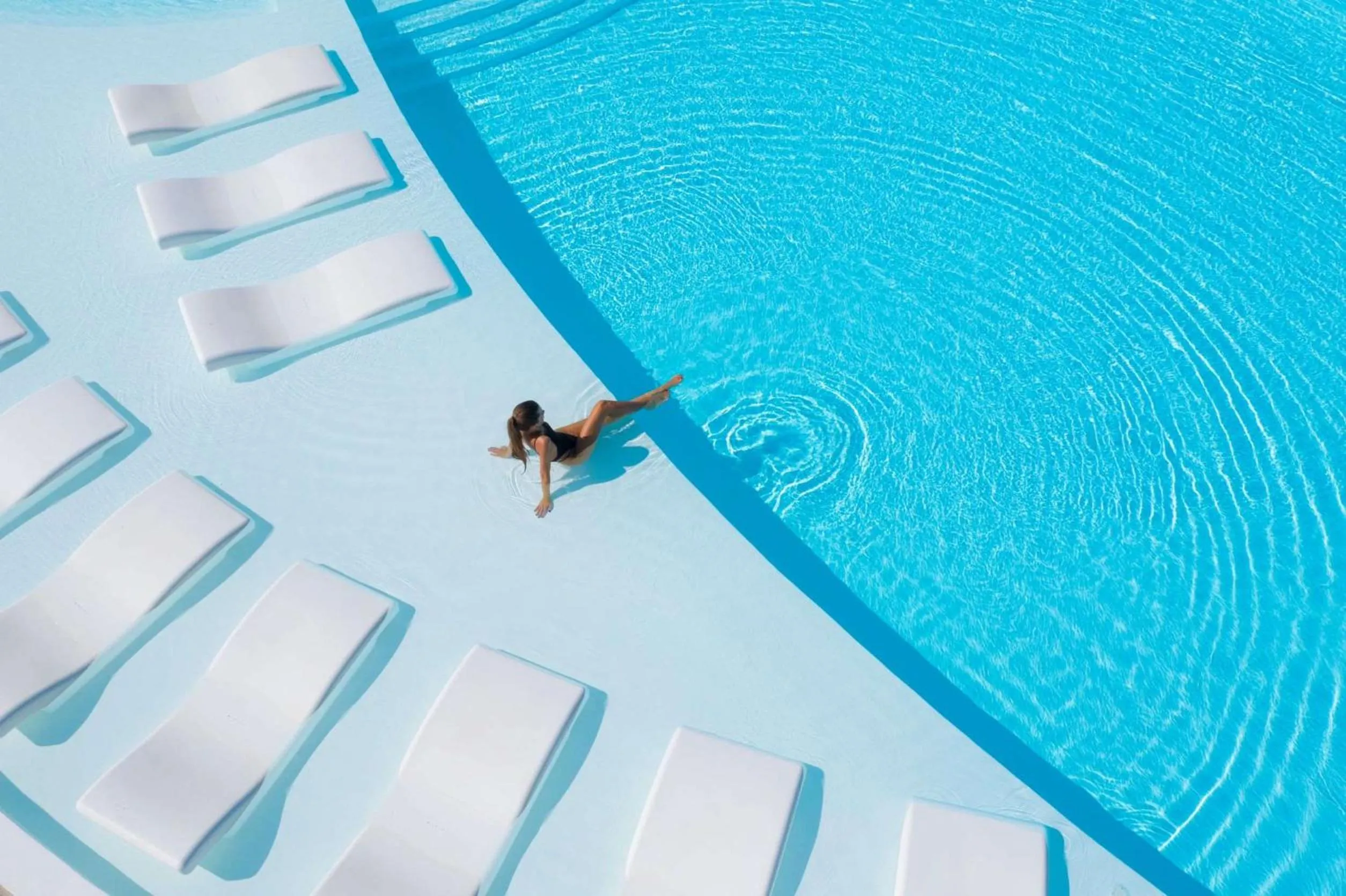Pool view in Nikki Beach Resort & Spa Dubai