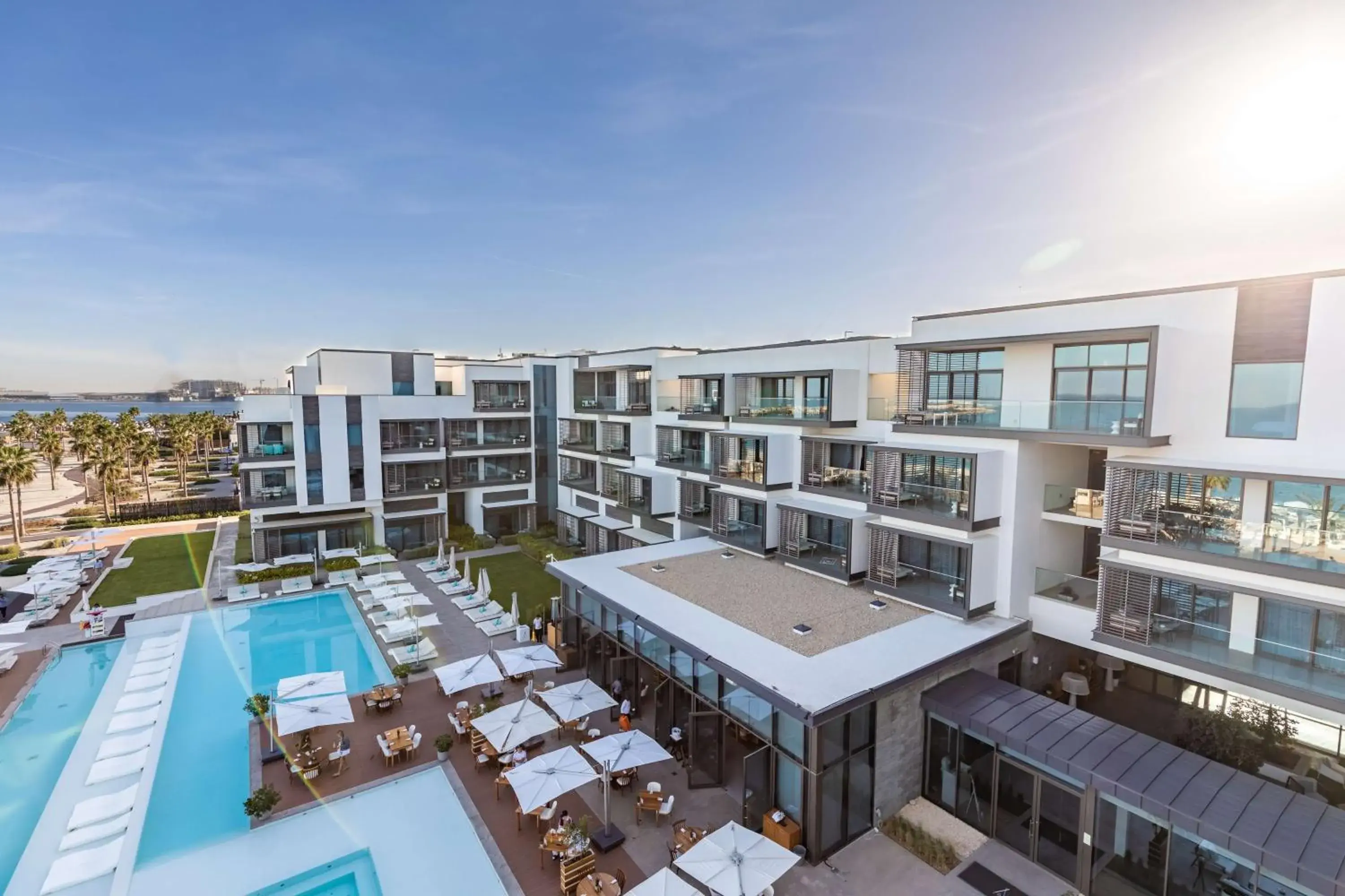 Property building in Nikki Beach Resort & Spa Dubai Property building in Nikki Beach Resort & Spa Dubai