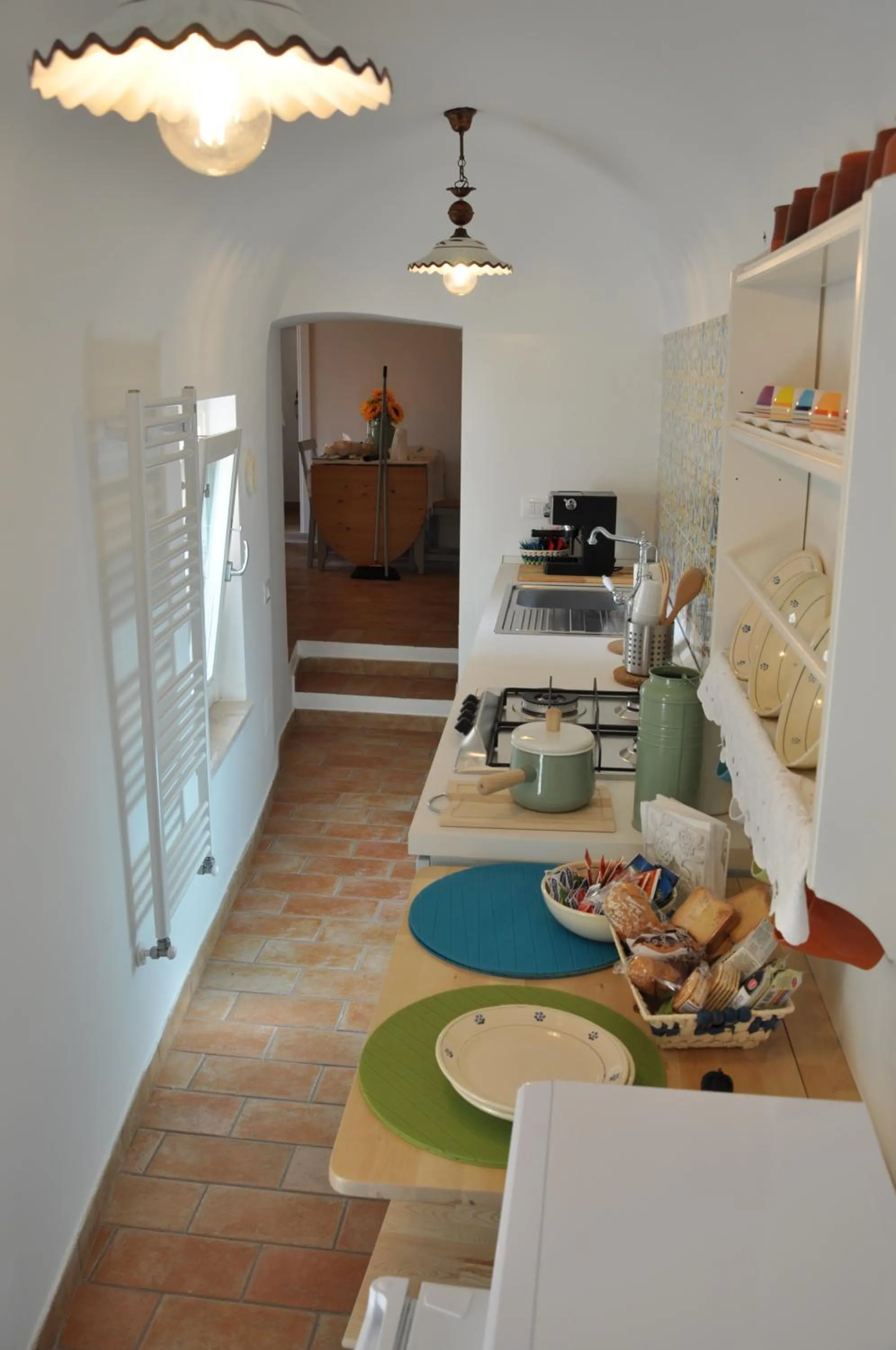 Kitchen or kitchenette in Roseus La Casa Vacanze nei Sassi