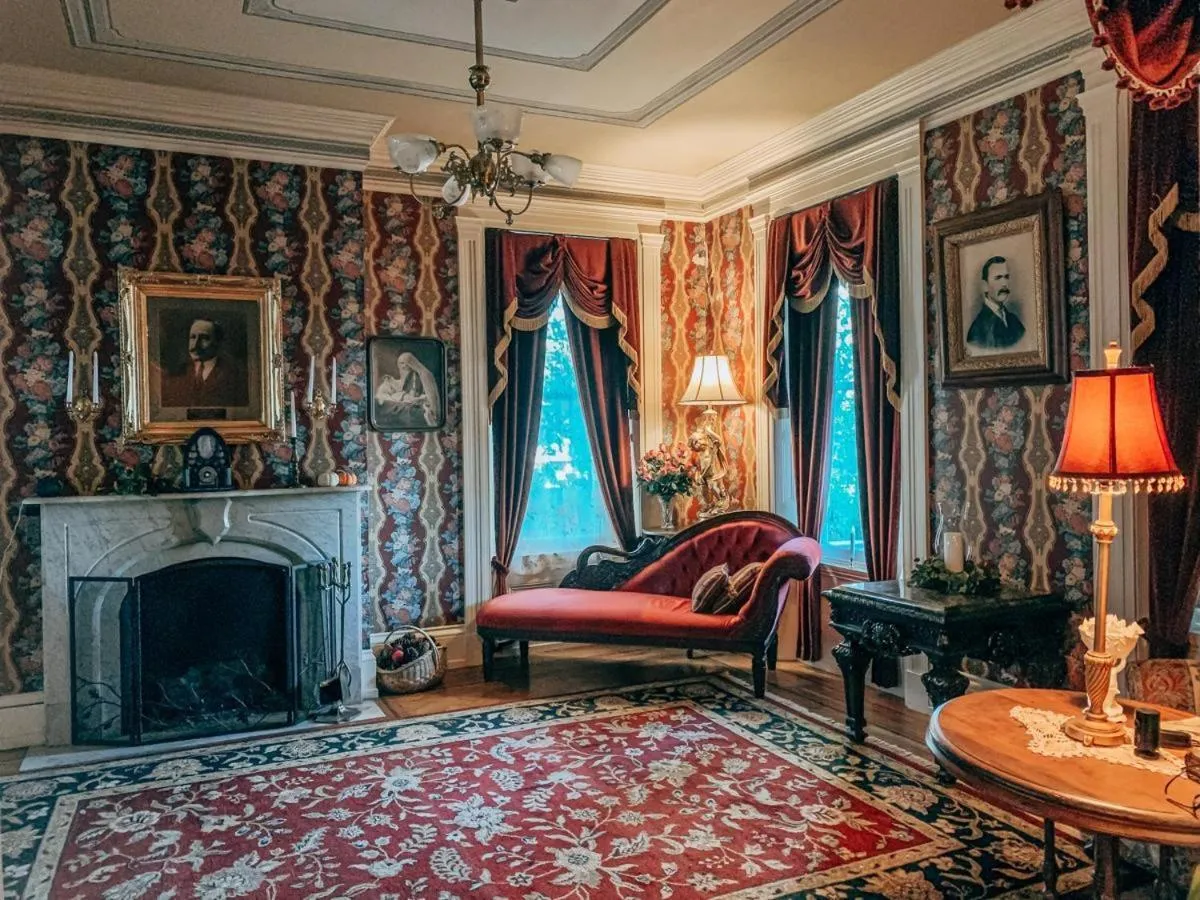 Living room in The Emig Mansion