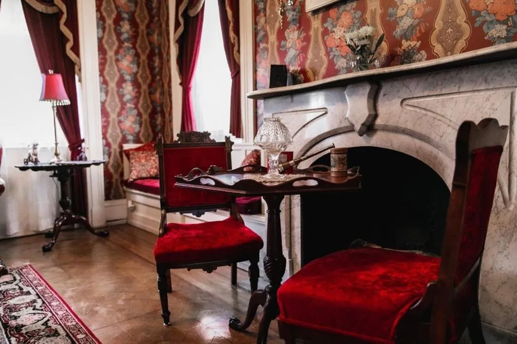 Living room in The Emig Mansion