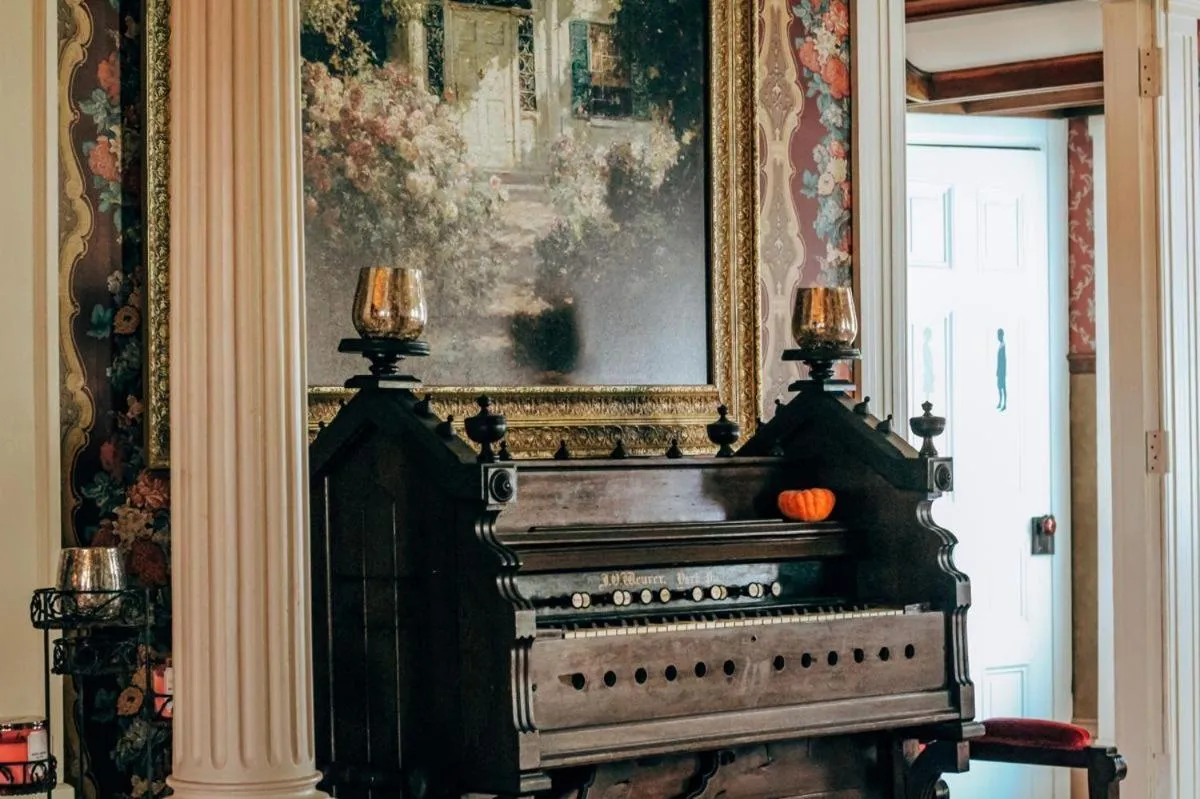 Living room in The Emig Mansion