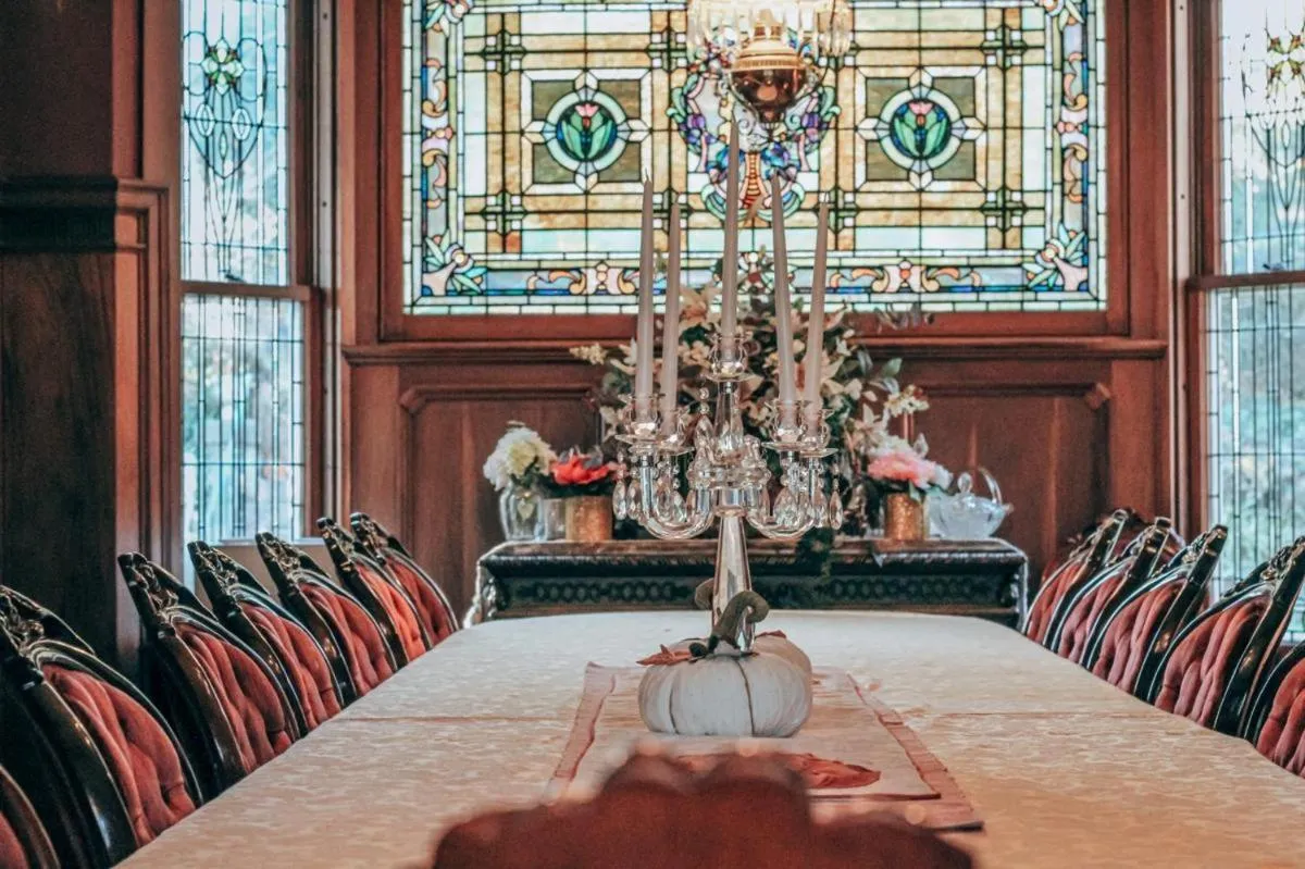 Dining area in The Emig Mansion