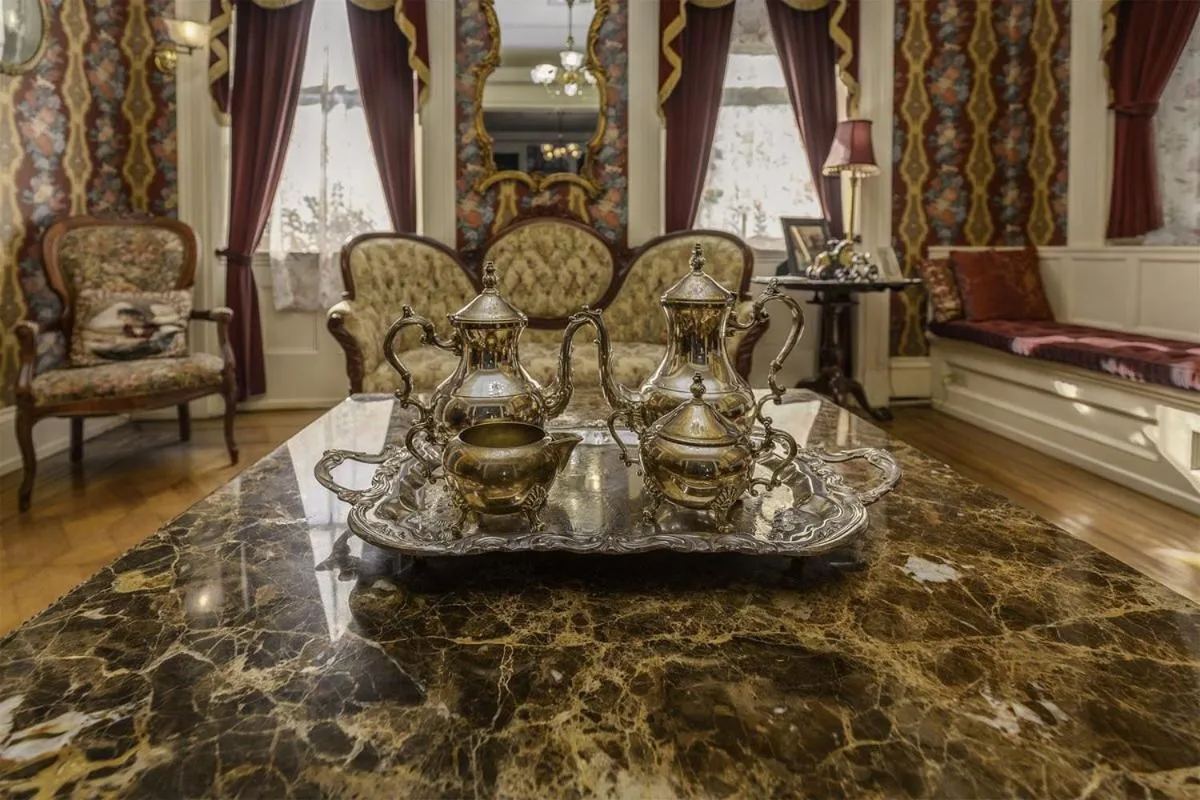 Living room in The Emig Mansion