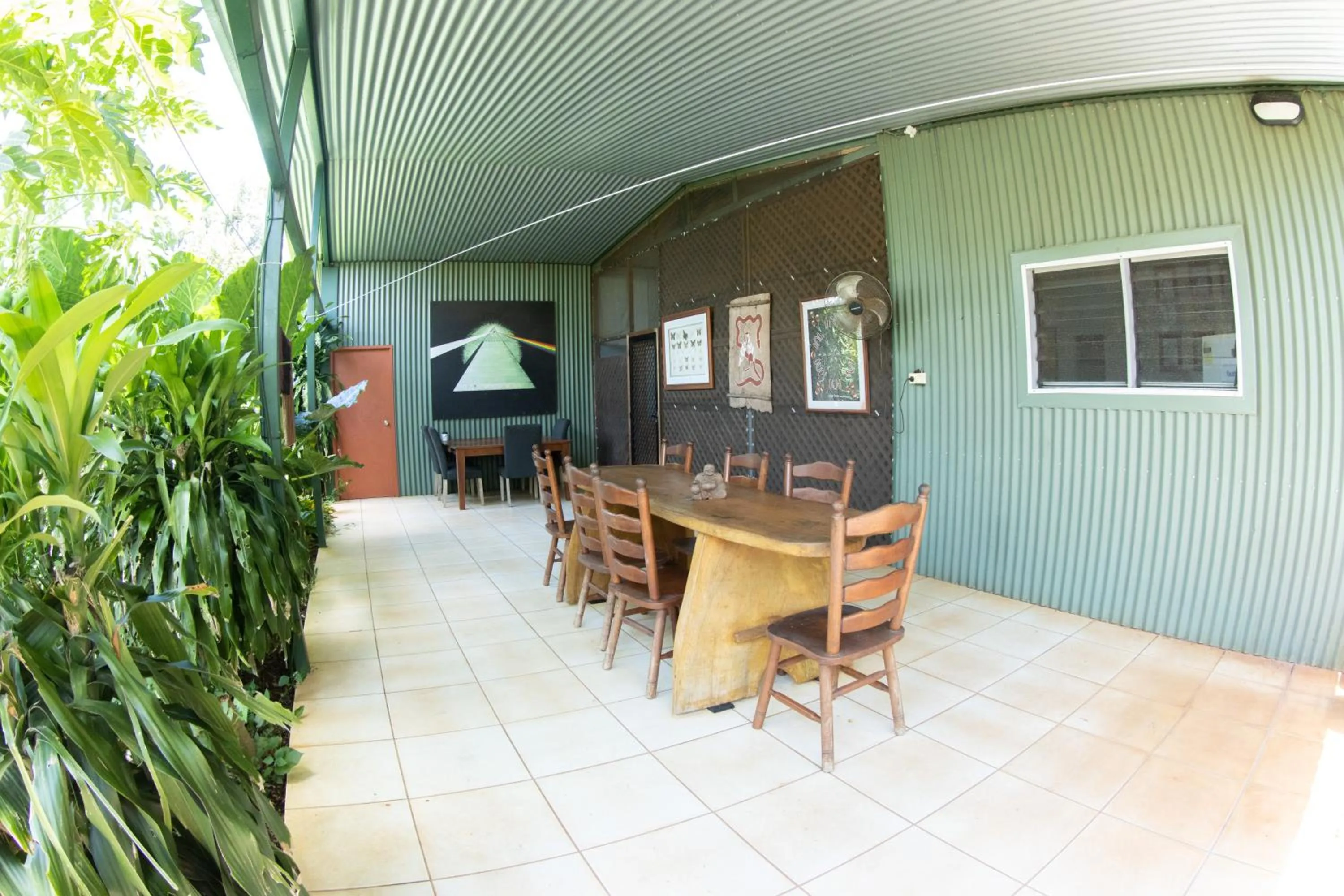 Patio in Batchelor Butterfly Farm