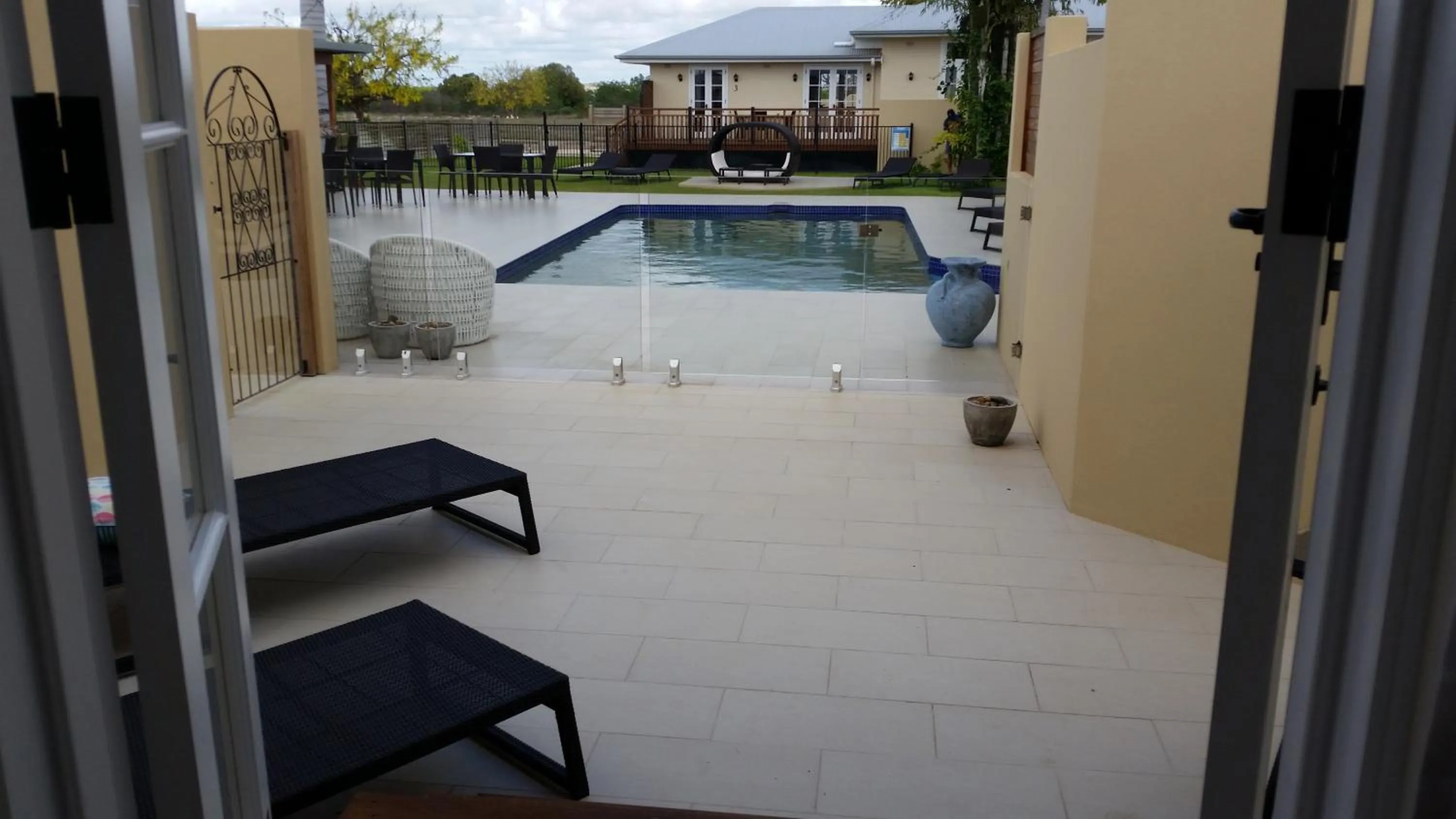 Pool view in Kernow - Minimum age 18